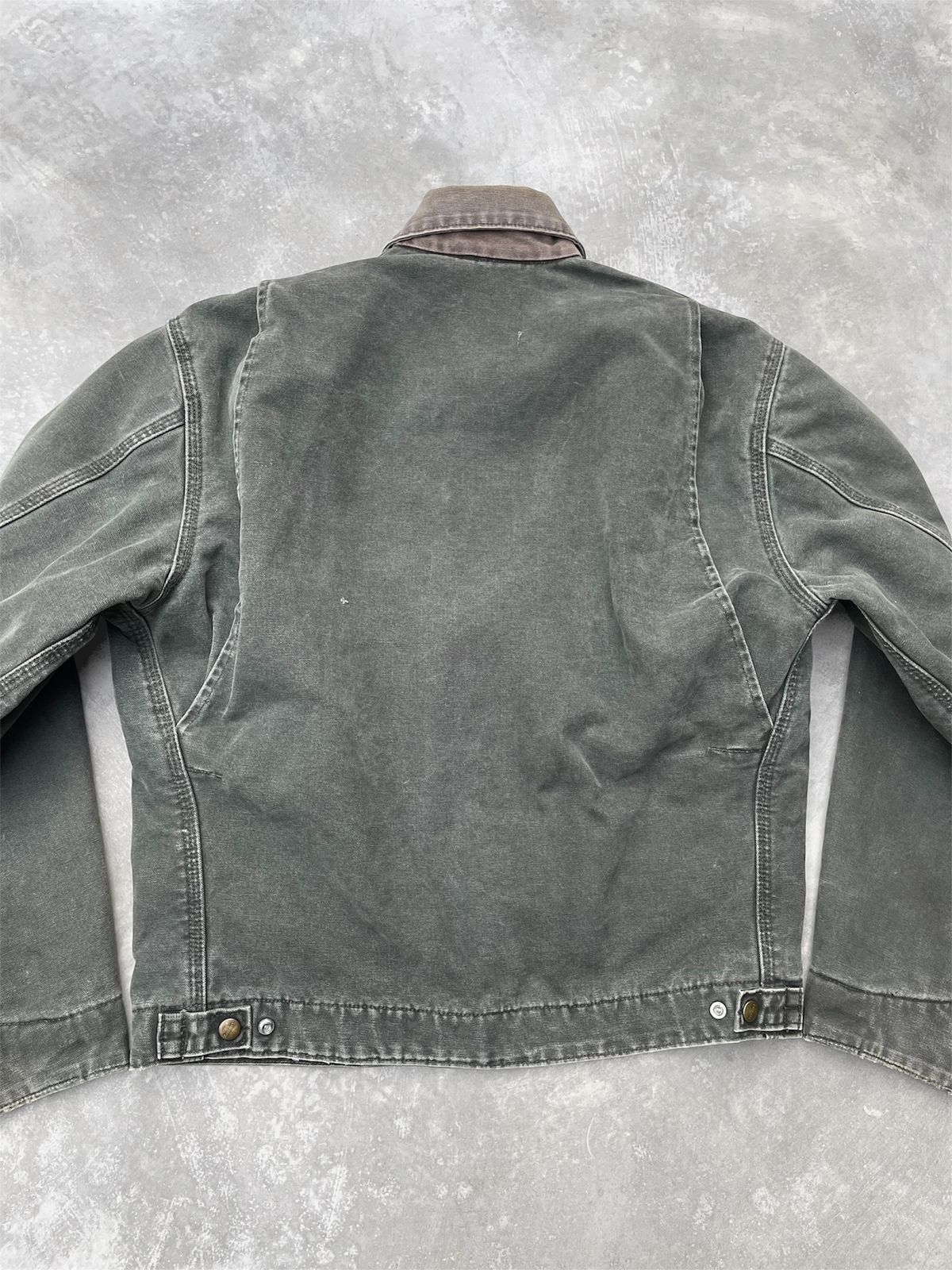 Carhartt Vintage Faded Mosgreen Carhartt Detroit Jacket J97-MOS Size US M / EU 48-50 / 2 - 6 Thumbnail