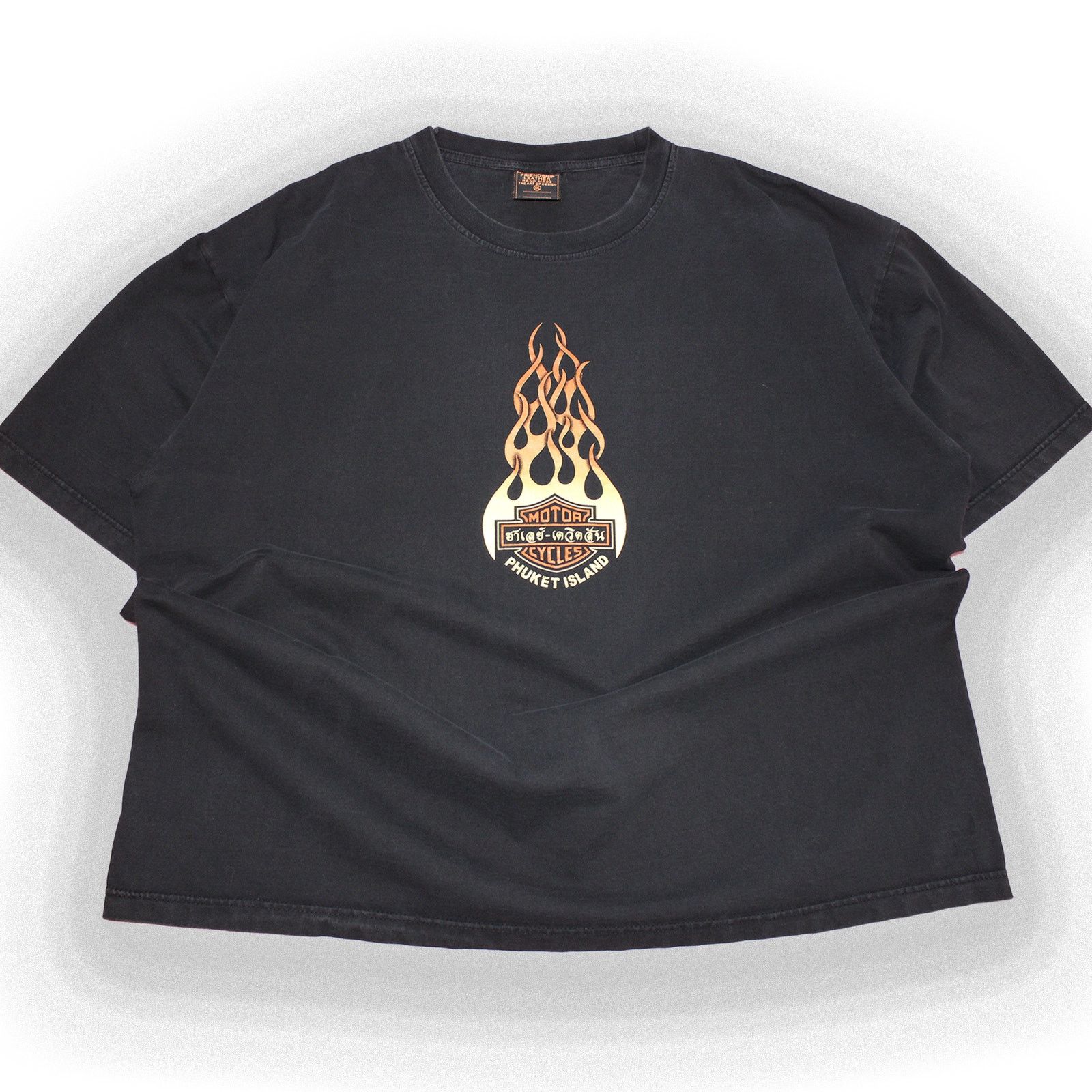Harley Davidson Vintage 90s Black Thailand Harley Davidson Graphic Tee Size US XL / EU 56 / 4 - 1 Thumbnail