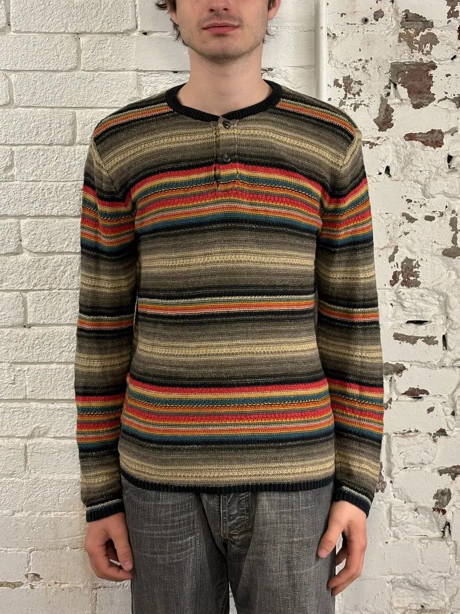 Polo Ralph Lauren 2010s Ralph Lauren Native Multicolor Striped Sweater Size US M / EU 48-50 / 2 - 2 Thumbnail