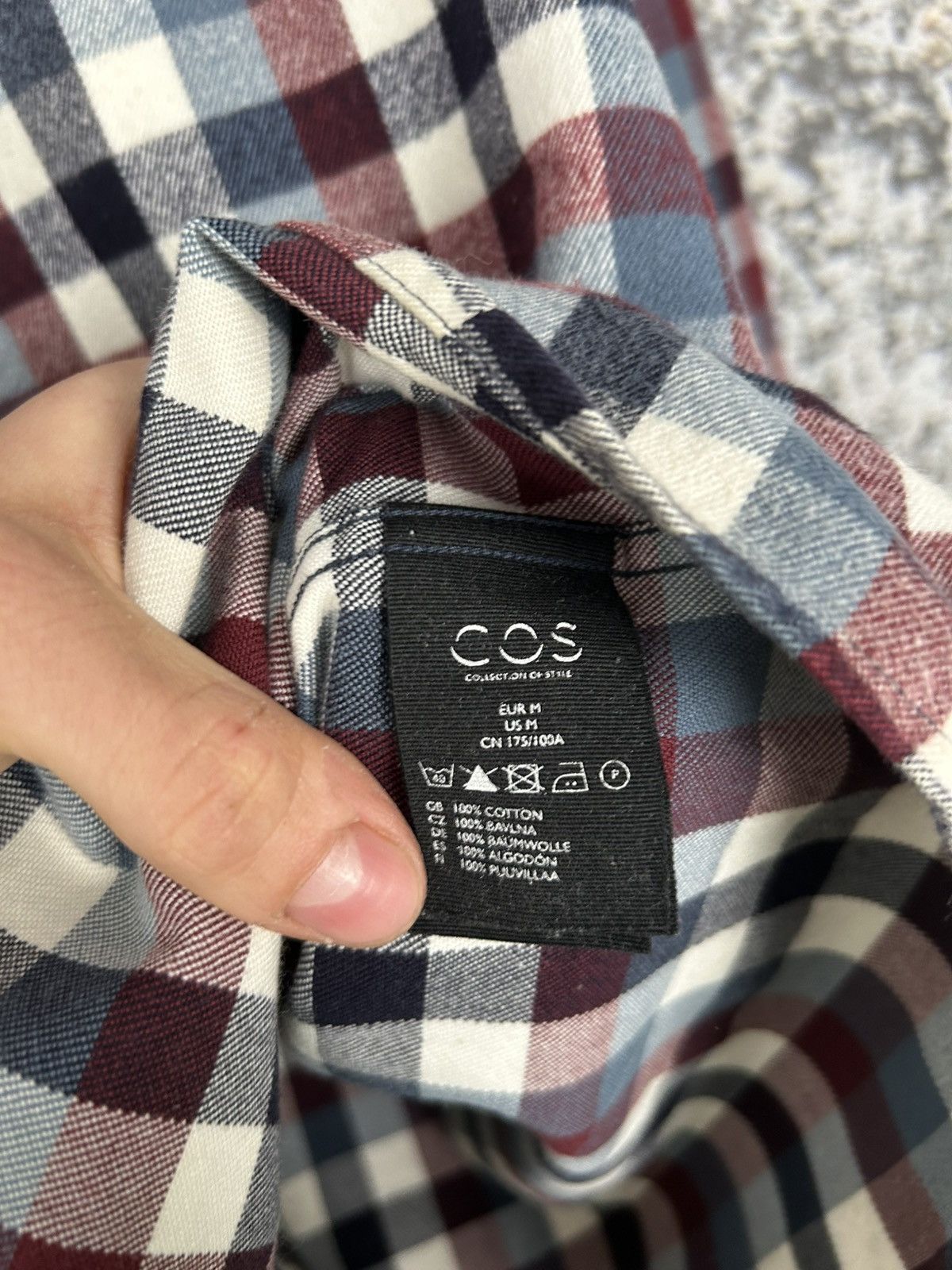 Cos × Designer COS Checkered Tartan Shirt Scandi Minimalist Designer Size US M / EU 48-50 / 2 - 6 Thumbnail