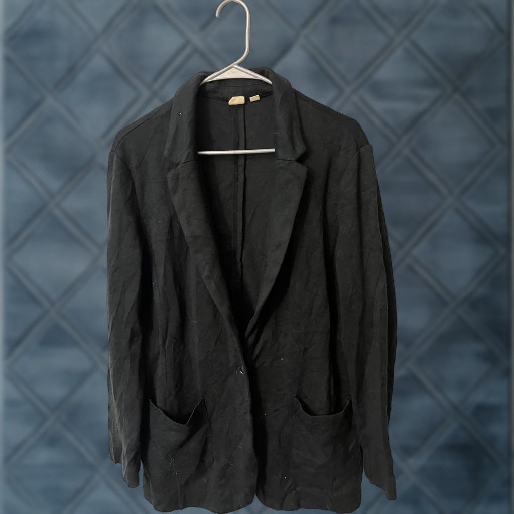 Gap Gap Women’s Relaxed Blazer Ponte Black Size Medium New W/Tags Size M / US 6-8 / IT 42-44 - 1 Thumbnail