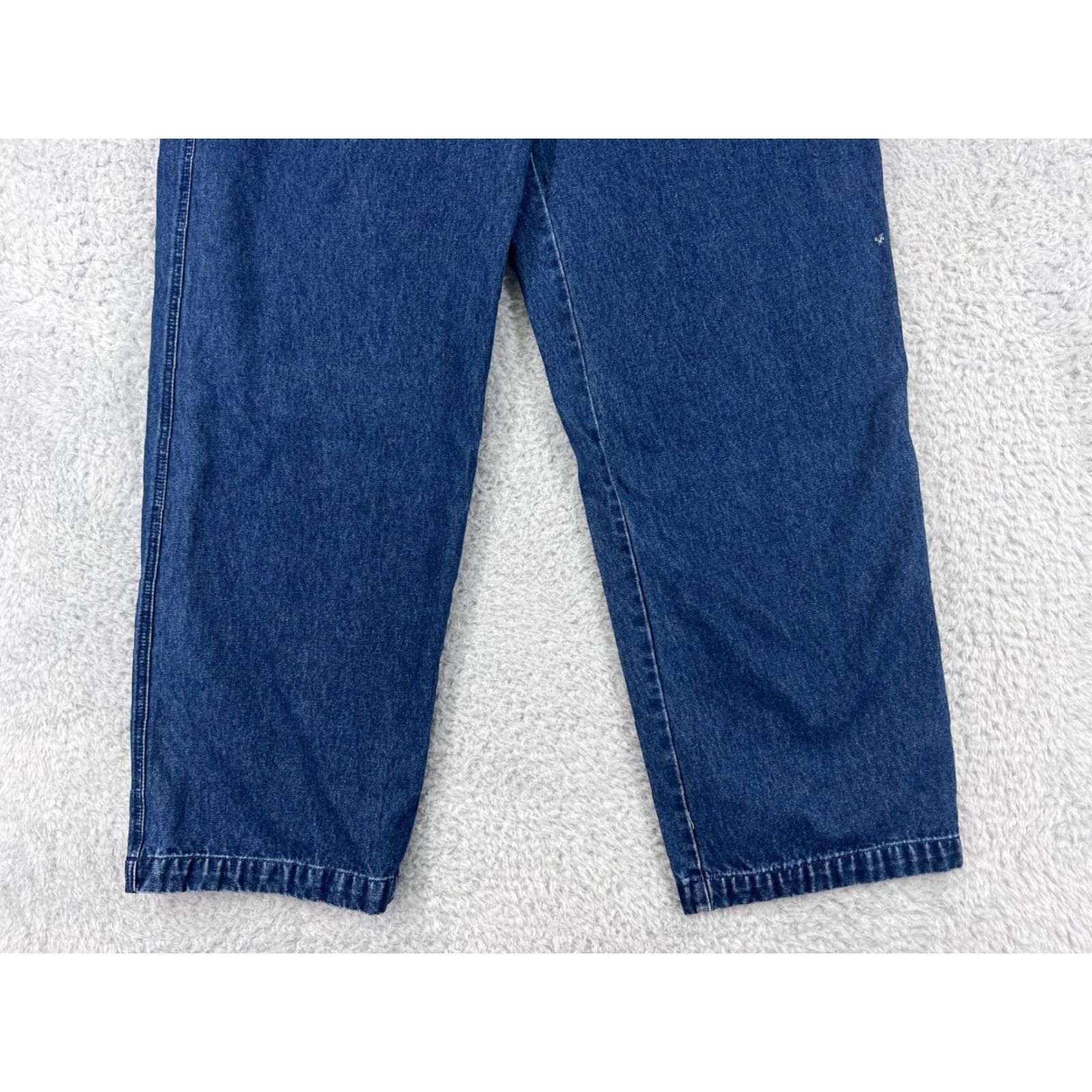 Vintage Chadwicks Jeans Womens 14 Blue Bootcut Medium Wash Mid Rise Cotton 29x28 Denim Regular Zip Belt Loops 5-Pocket Size 36" / US 14 / IT 50 - 6 Thumbnail