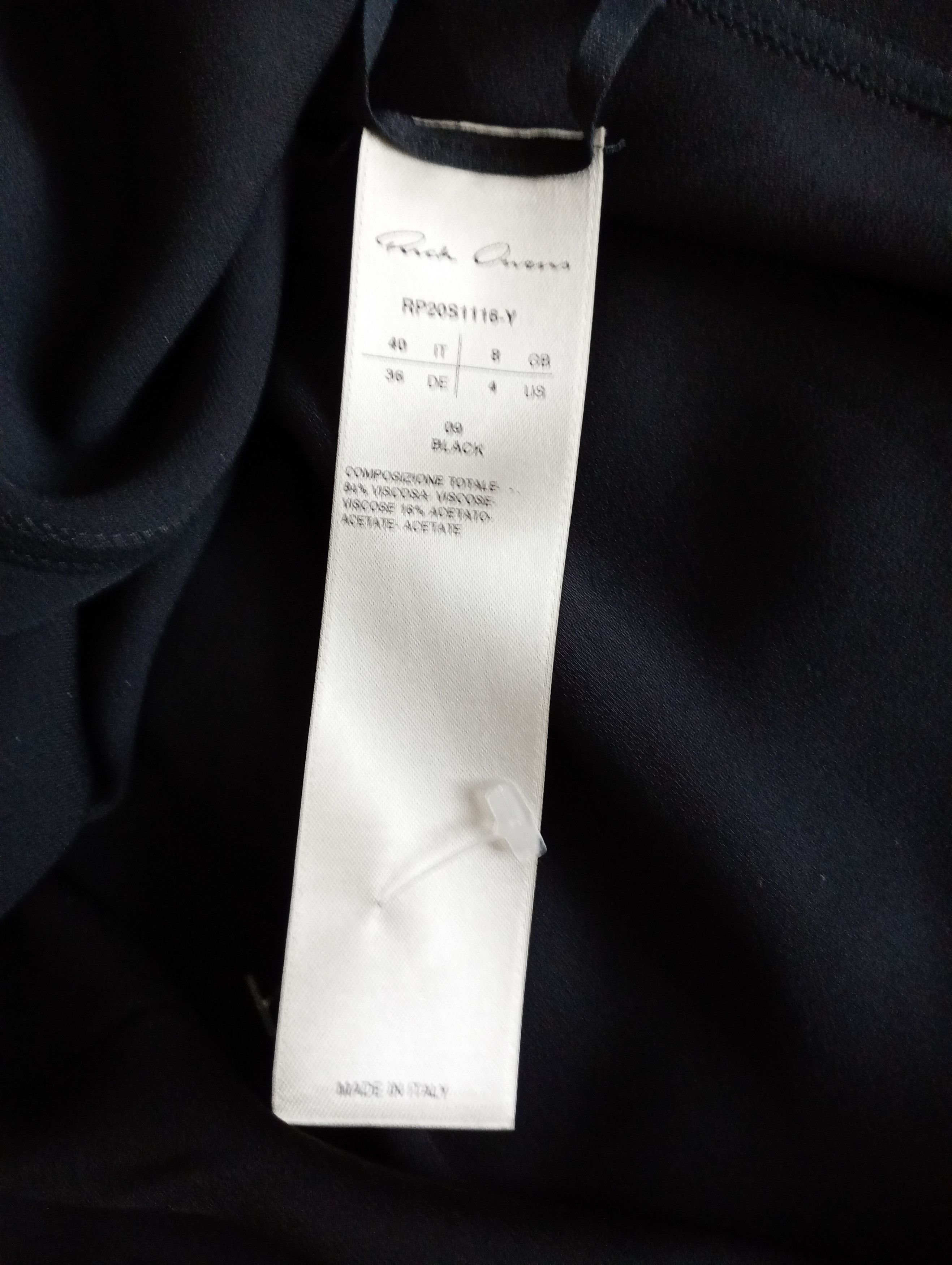 Rick Owens Rick Owens Tecuatl s/s 20 Tunic Size S / US 4 / IT 40 - 15 Thumbnail