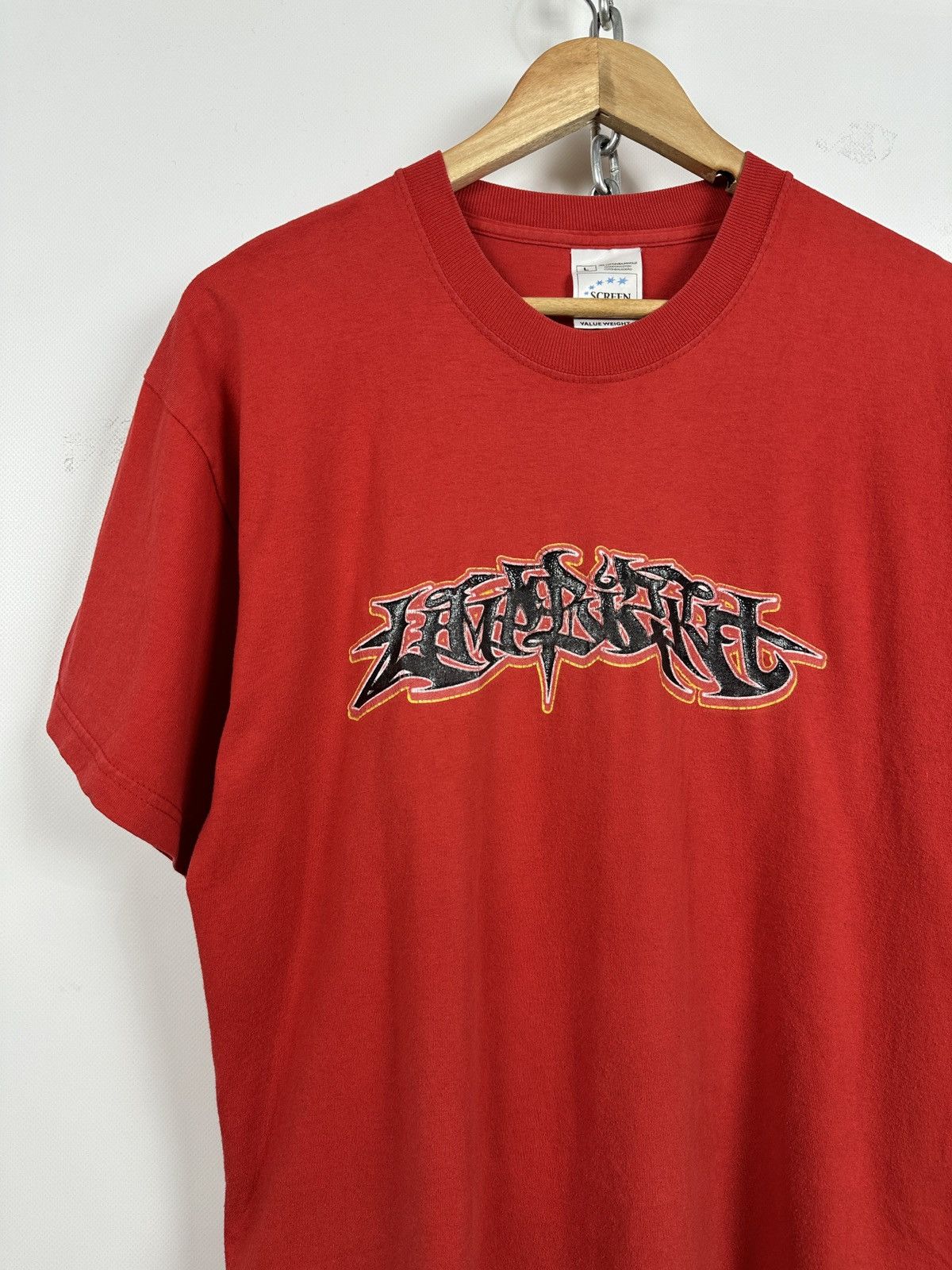 Band Tees 2001 Vintage Limp Bizkit Vintage Y2K Graffiti Band T-Shirt Size US L / EU 52-54 / 3 - 5 Thumbnail