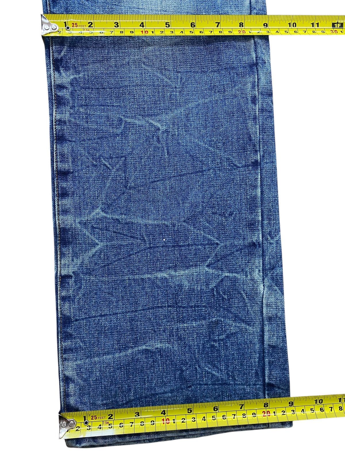 Japanese Brand Japanese Brand Faded Blue Wash Honey Comb Style Straight Leg Size US 30 / EU 46 - 9 Thumbnail
