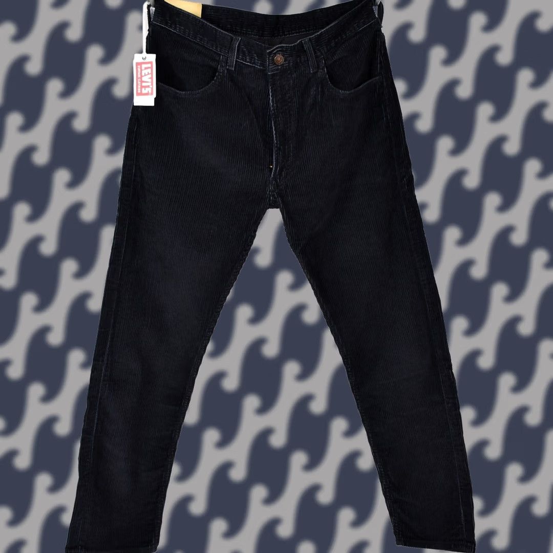 Levi's VINTAGE Levi's 519 Pants Corduroy Straight Leg Levi's Vintage Clothing W32 Mens Regular Blue Size US 32 / EU 48 - 1 Thumbnail
