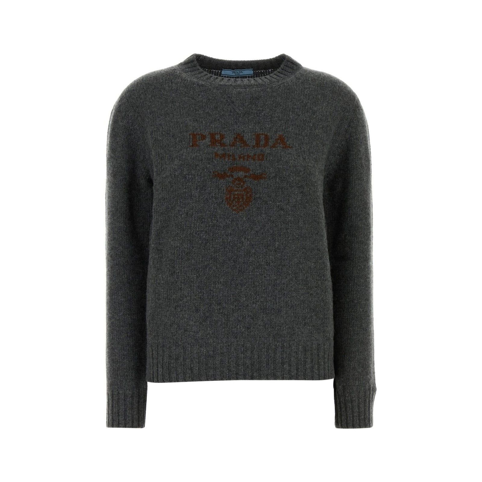 PRADA Dark Gray Wool Blend Sweater New & Authentic (Women's