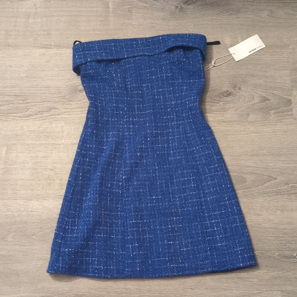 Other Fifteen twenty blue Romy mini dress size 6 Size M / US 6-8 / IT 42-44 - 2 Thumbnail