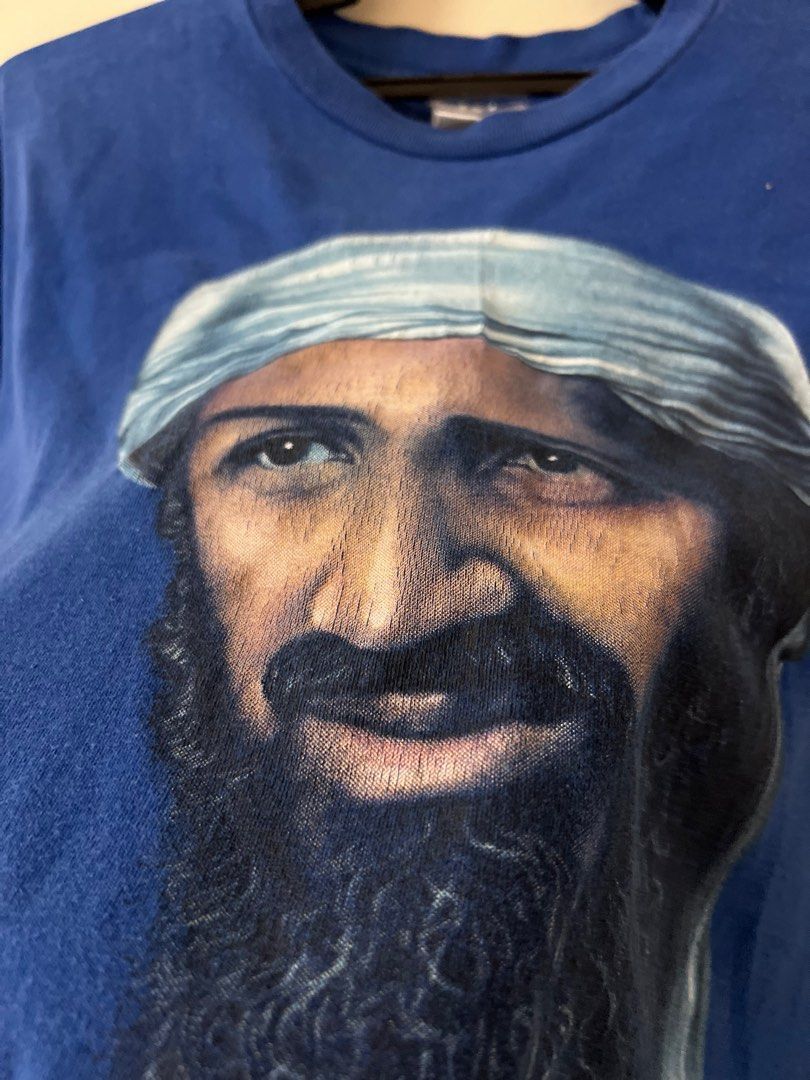 Vintage Vintage Osama Bin Laden Rare Graphic Tee Size US M / EU 48-50 / 2 - 7 Thumbnail