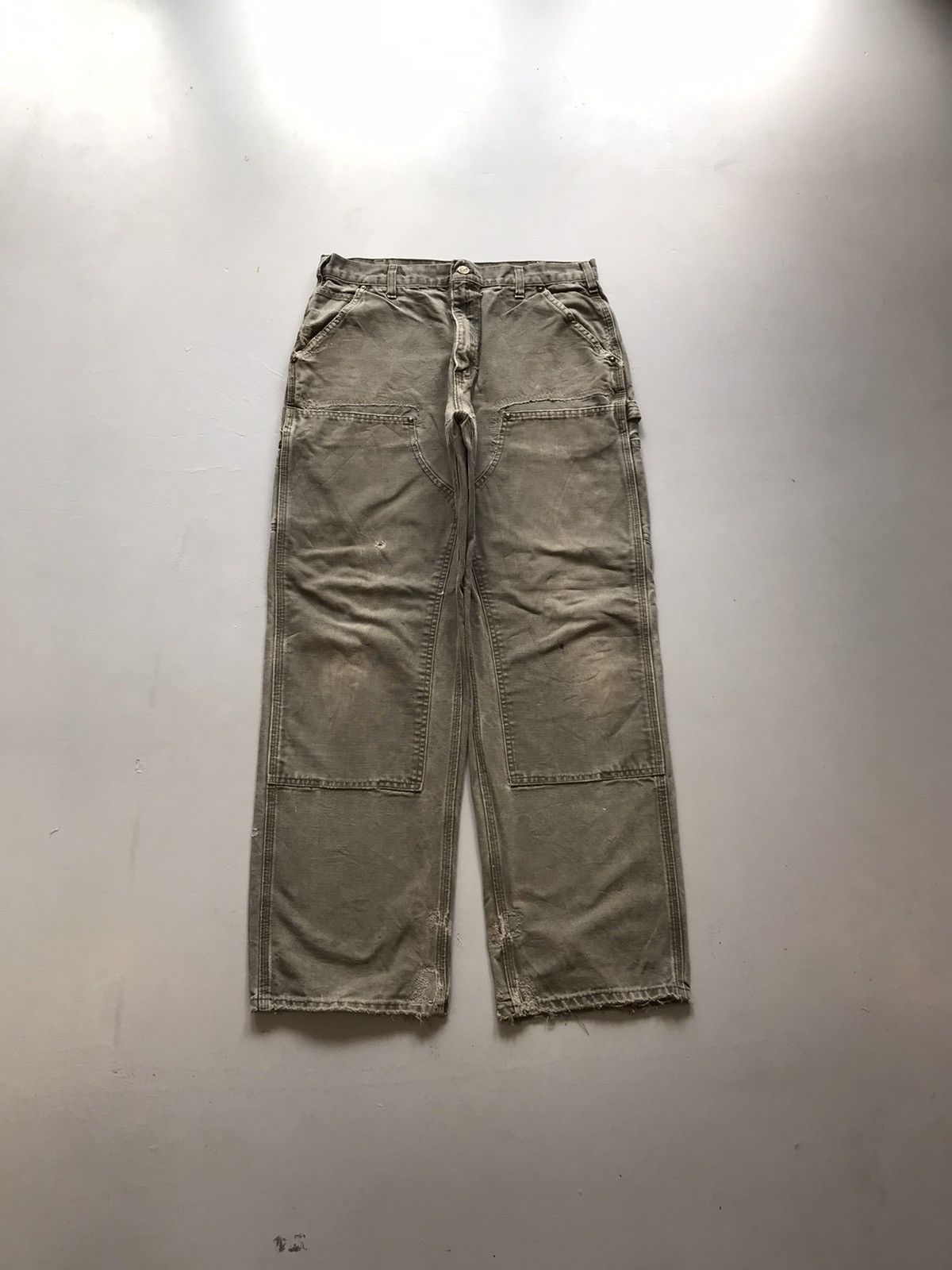 Carhartt Vintage Carhartt B136 MOS double knee workwear Size US 34 / EU 50 - 1 Thumbnail