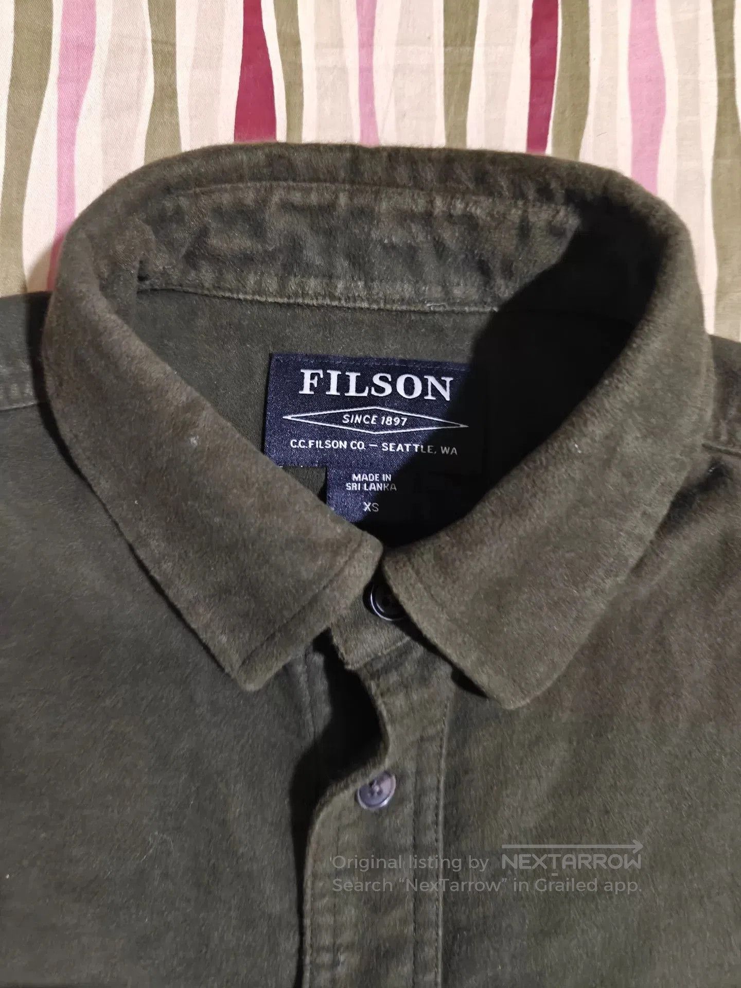 Filson Filson Windproof Moleskin Work Shirt. Size US XS / EU 42 / 0 - 5 Thumbnail