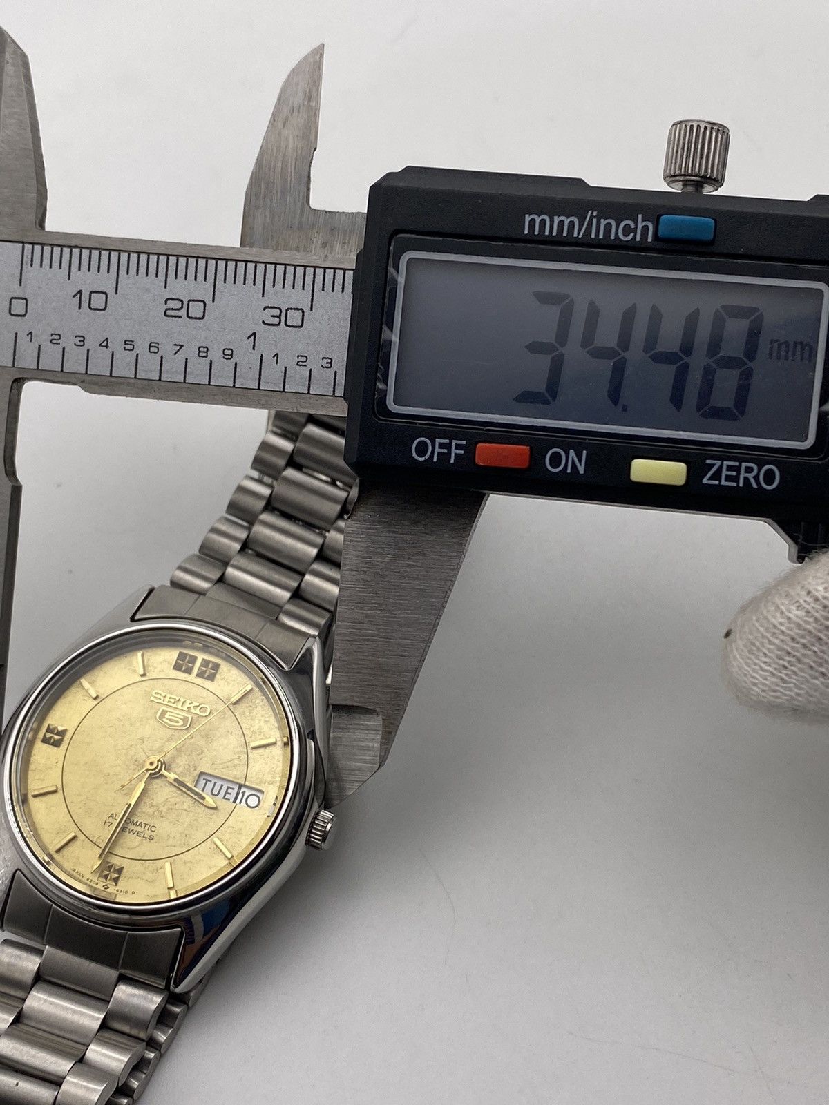 Seiko Vintage Seiko 5 Automatic 6309 Men’s Wristwatach Size 34 - 8 Thumbnail