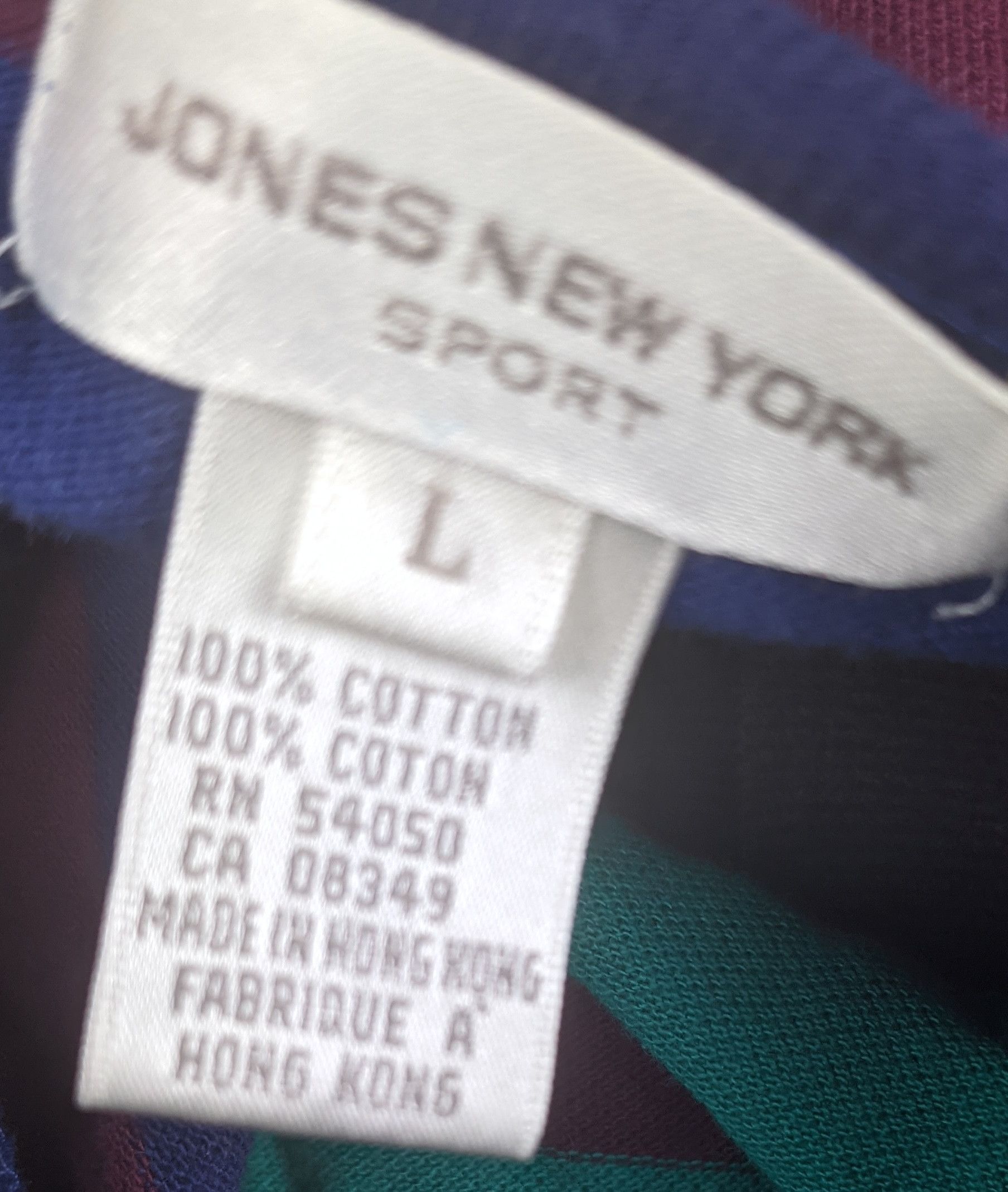 Jones New York 1990's Jones New York Striped Top Size L / US 10 / IT 46 - 5 Thumbnail