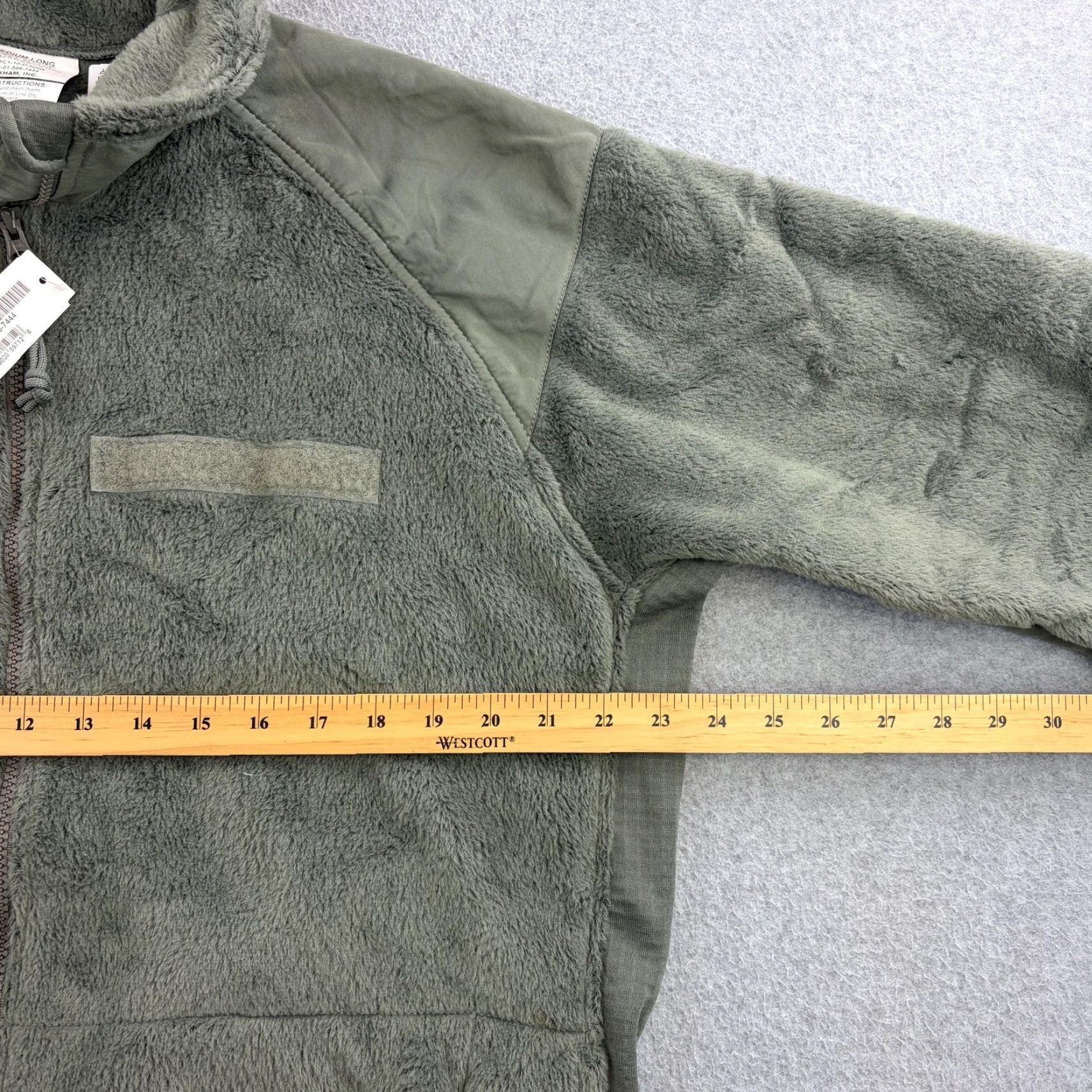 Vintage Peckham, Inc. Jacket Mens MT Green Fleece Cold Weather GEN III Military Army Jacket zip pocket Insulated Lined Full Zip Casual Workwear Outdoor Size US M / EU 48-50 / 2 - 3 Thumbnail