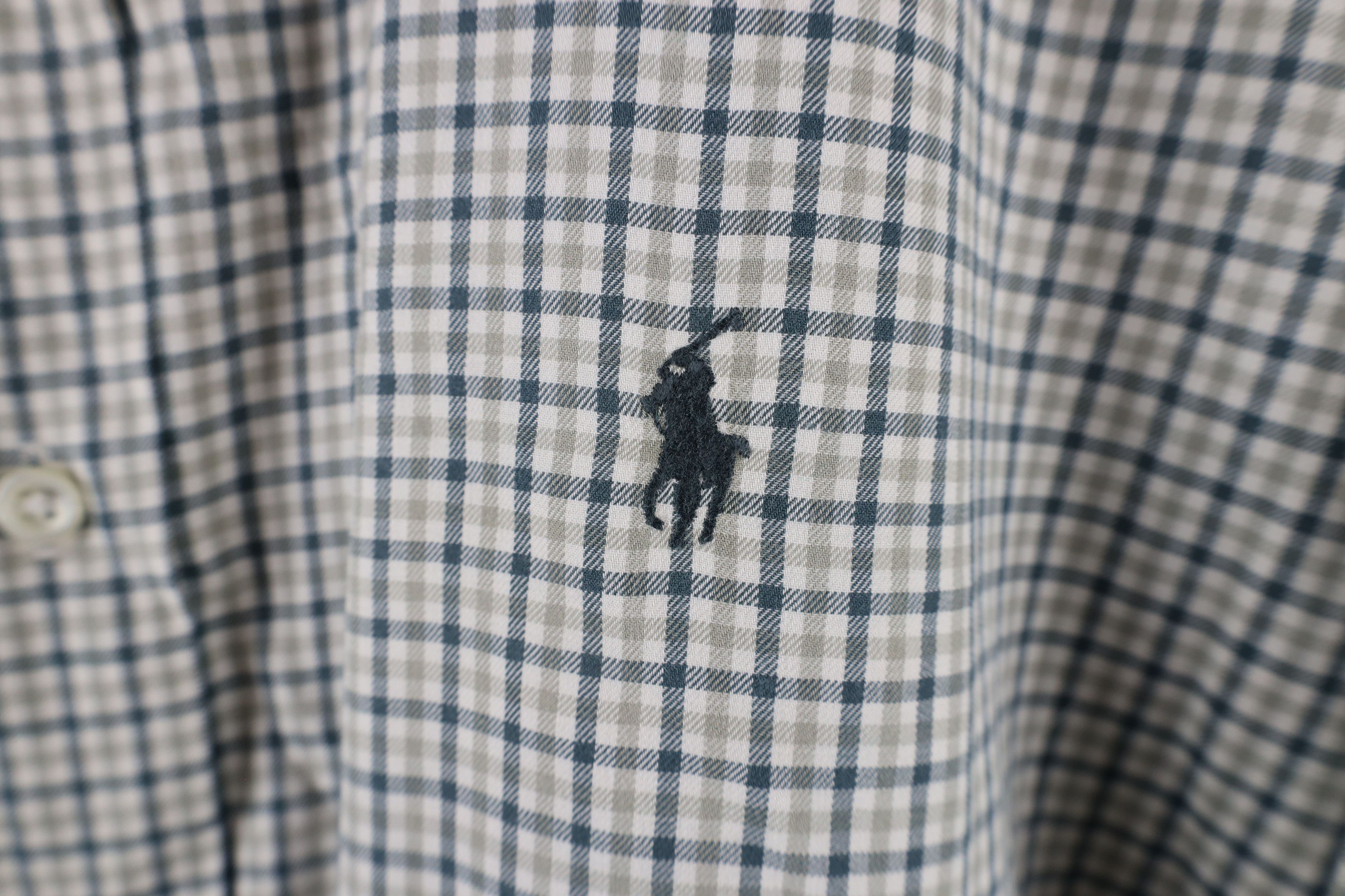Ralph Lauren × Vintage Vintage 90s Ralph Lauren Collared Button Down Shirt Plaid Size US XXL / EU 58 / 5 - 4 Thumbnail