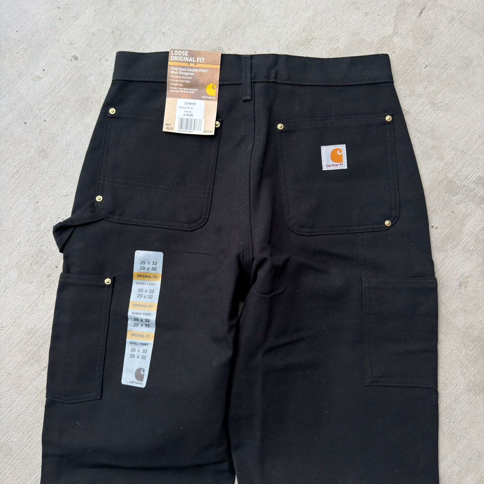 Carhartt × Vintage Carhartt black double knee work wear carpenter pants Size US 29 - 6 Thumbnail