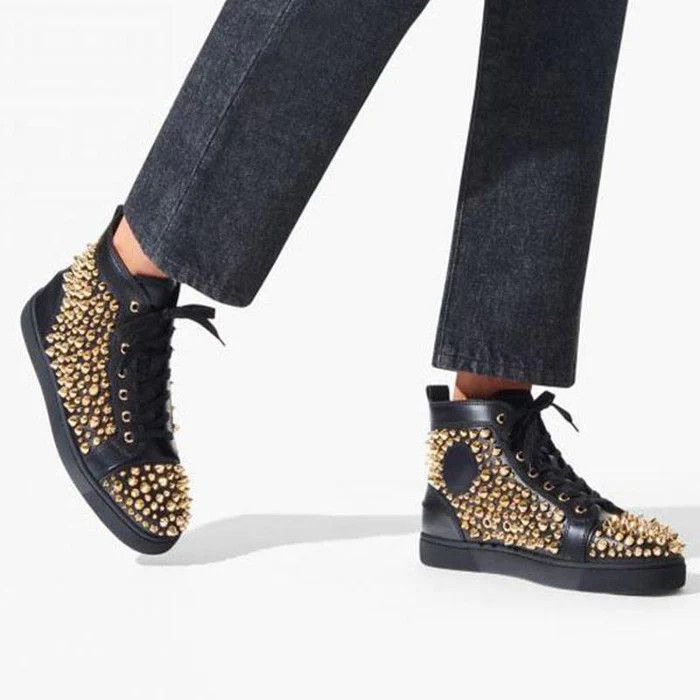 Christian Louboutin o1bcso1str1024 Sneaker in Black Size US 11 / EU 44 - 3 Thumbnail