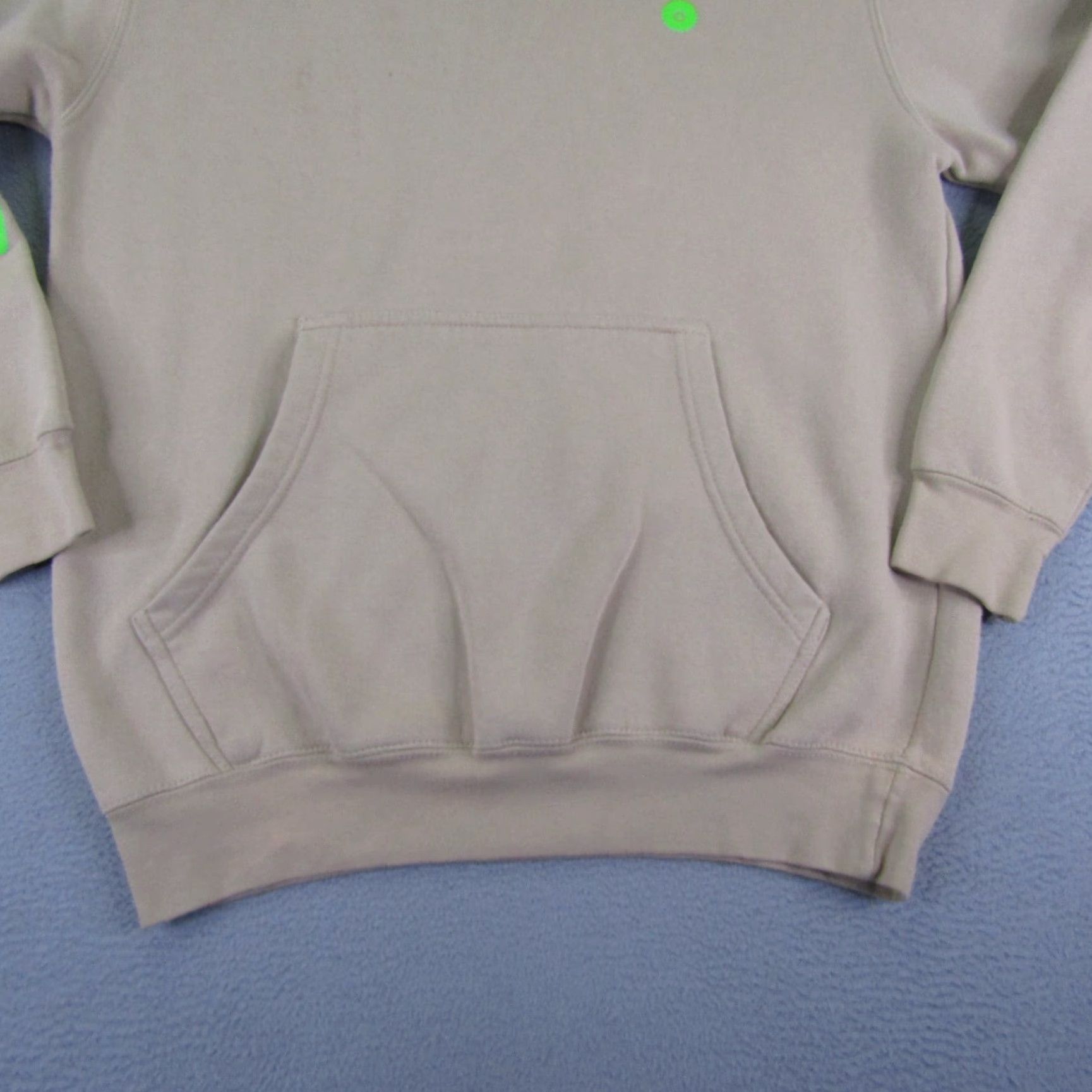 NANGA TMG Hoodie Mens Medium Beige Green Graphic Print Pullover Hooded Sweatshirt with Pockets Size US M / EU 48-50 / 2 - 5 Thumbnail