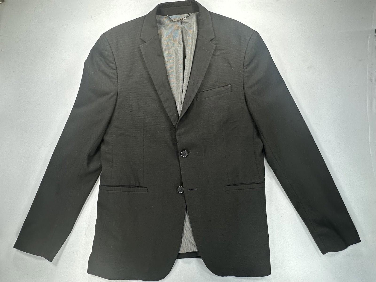 Designer Zara Man Men's 42 Gray Suits Collection 2016 Suit Jacket Size 42R - 1 Thumbnail