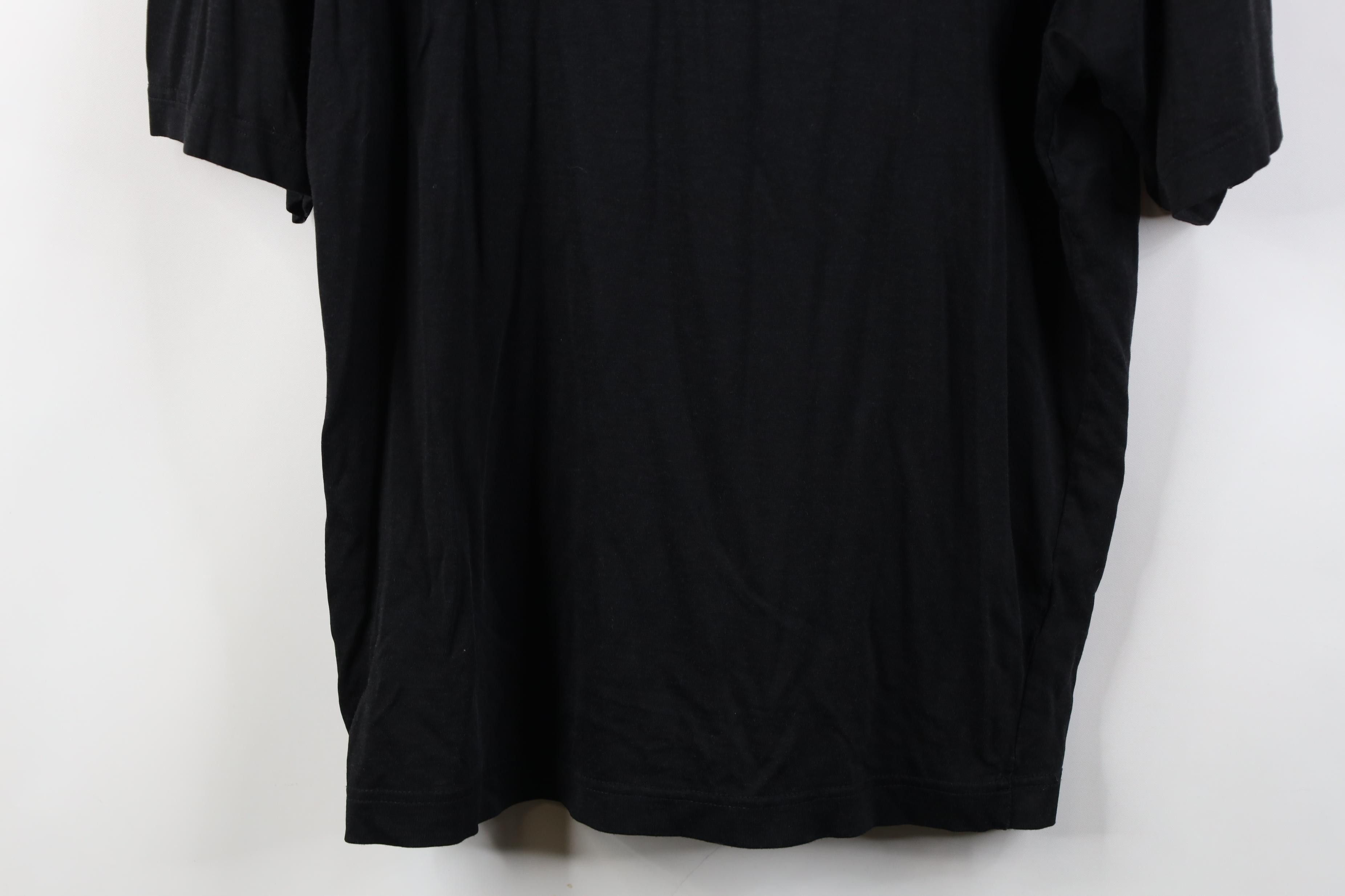 Vintage Vintage 90s Streetwear Gabardine Blend Knit Blank T-Shirt Size US M / EU 48-50 / 2 - 3 Thumbnail