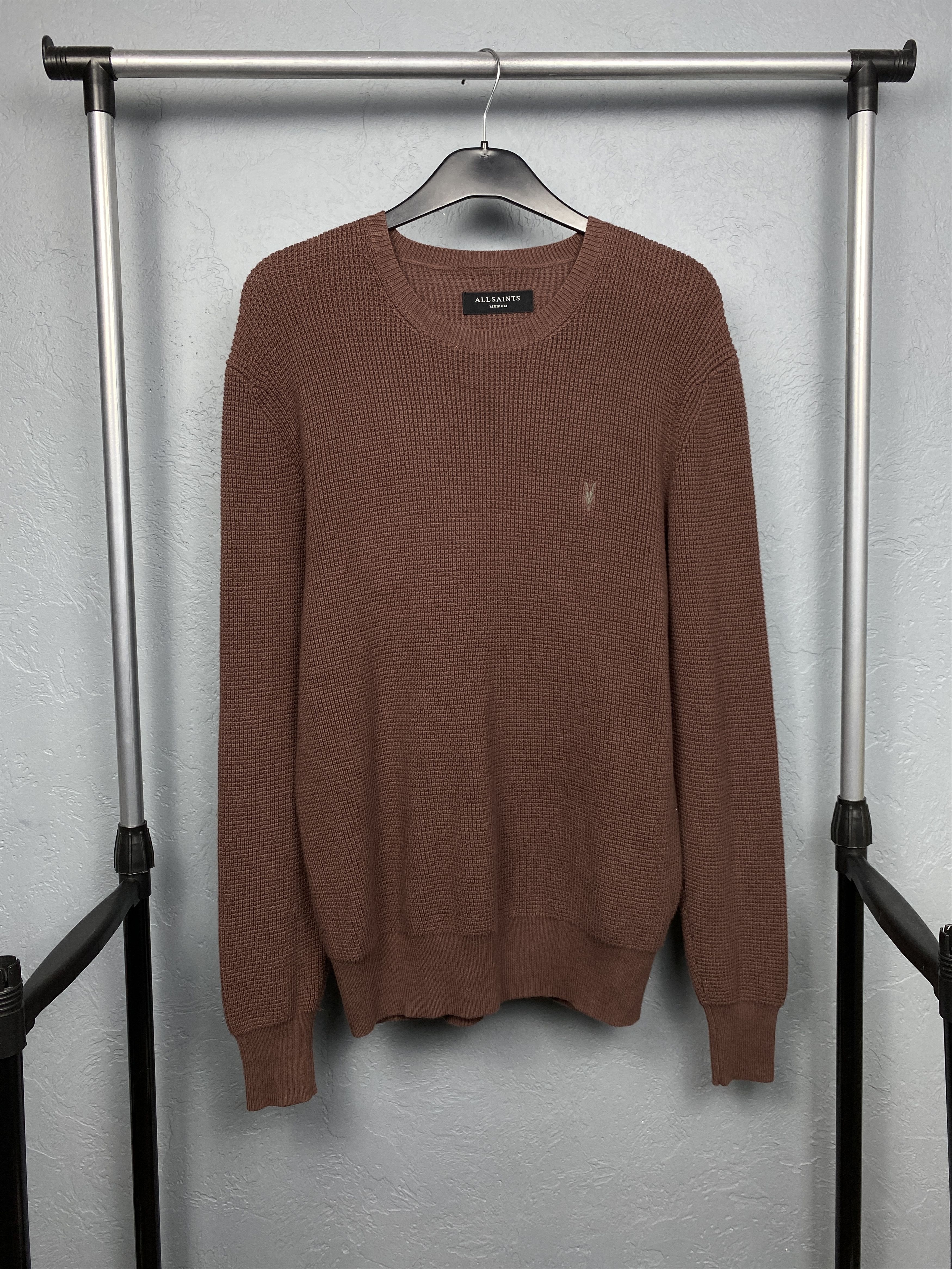 Allsaints Allsaints Mens Crew Neck Knit Sweater Size US M / EU 48-50 / 2 - 1 Thumbnail