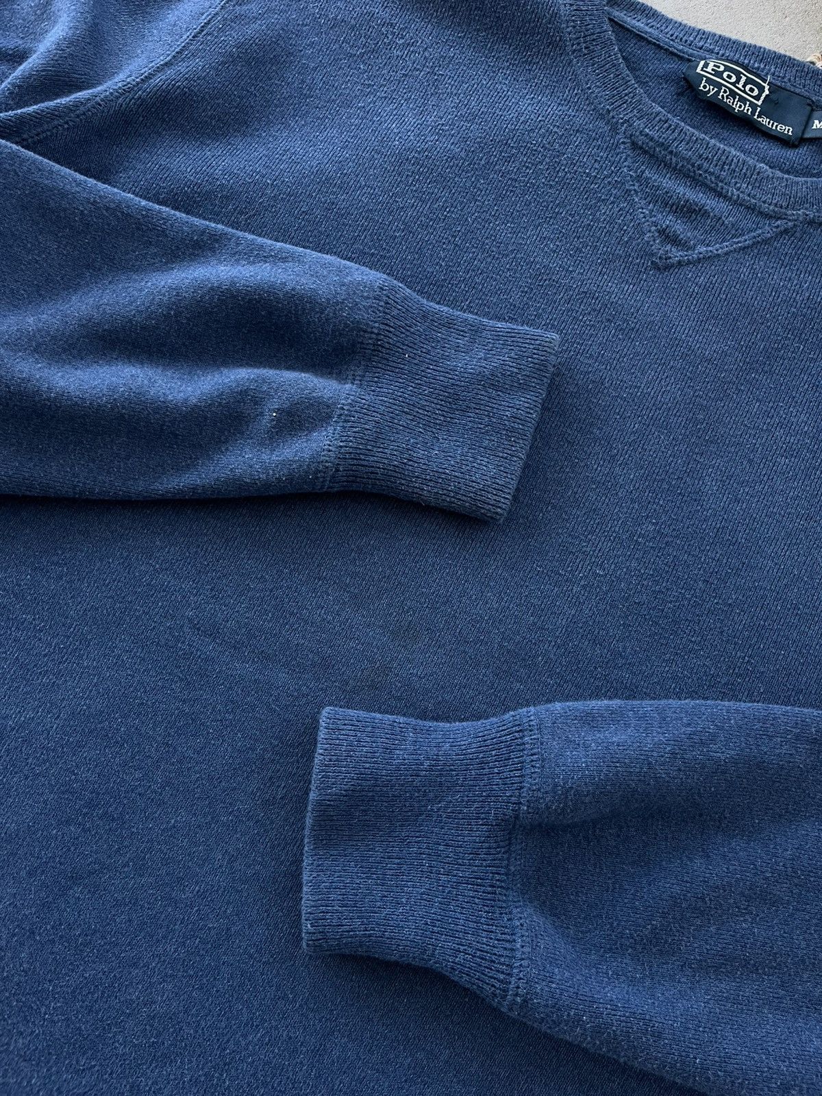 Polo Ralph Lauren Vintage Polo Ralph Lauren Blue Avantgarde Y2K Sweatshirt Size US M / EU 48-50 / 2 - 11 Thumbnail