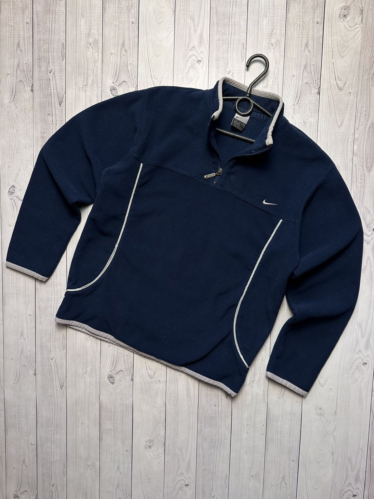 Nike × Vintage Vintage Nike Fleece sweatshirt size S logo Size US S / EU 44-46 / 1 - 1 Thumbnail