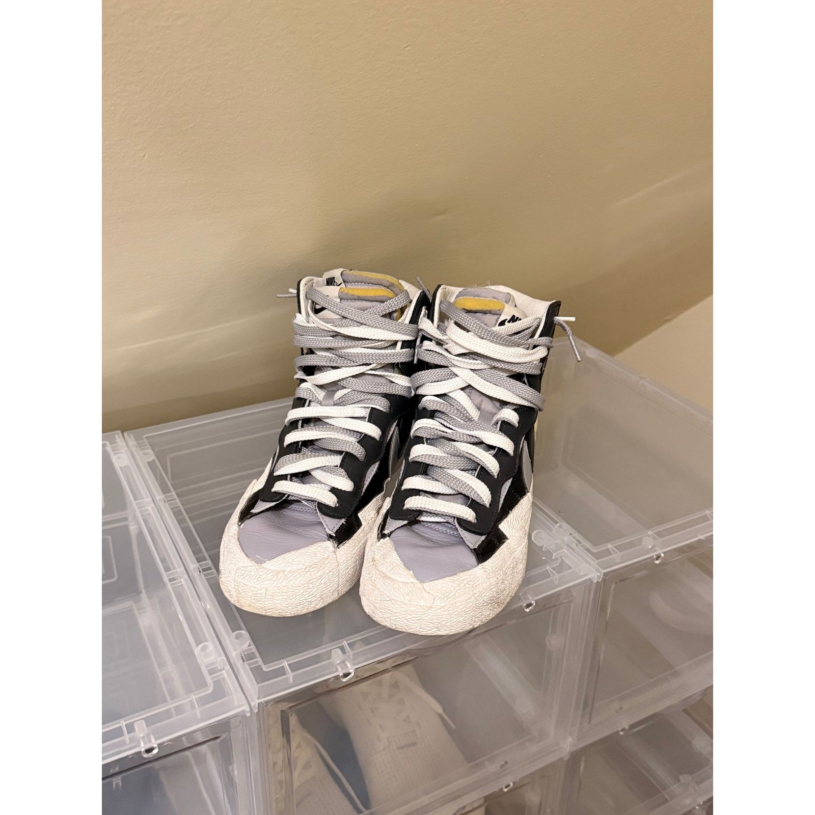 Nike Nike Sacai Blazer Size 10 Black/Grey Wolf Size US 10 / EU 43 - 3 Thumbnail
