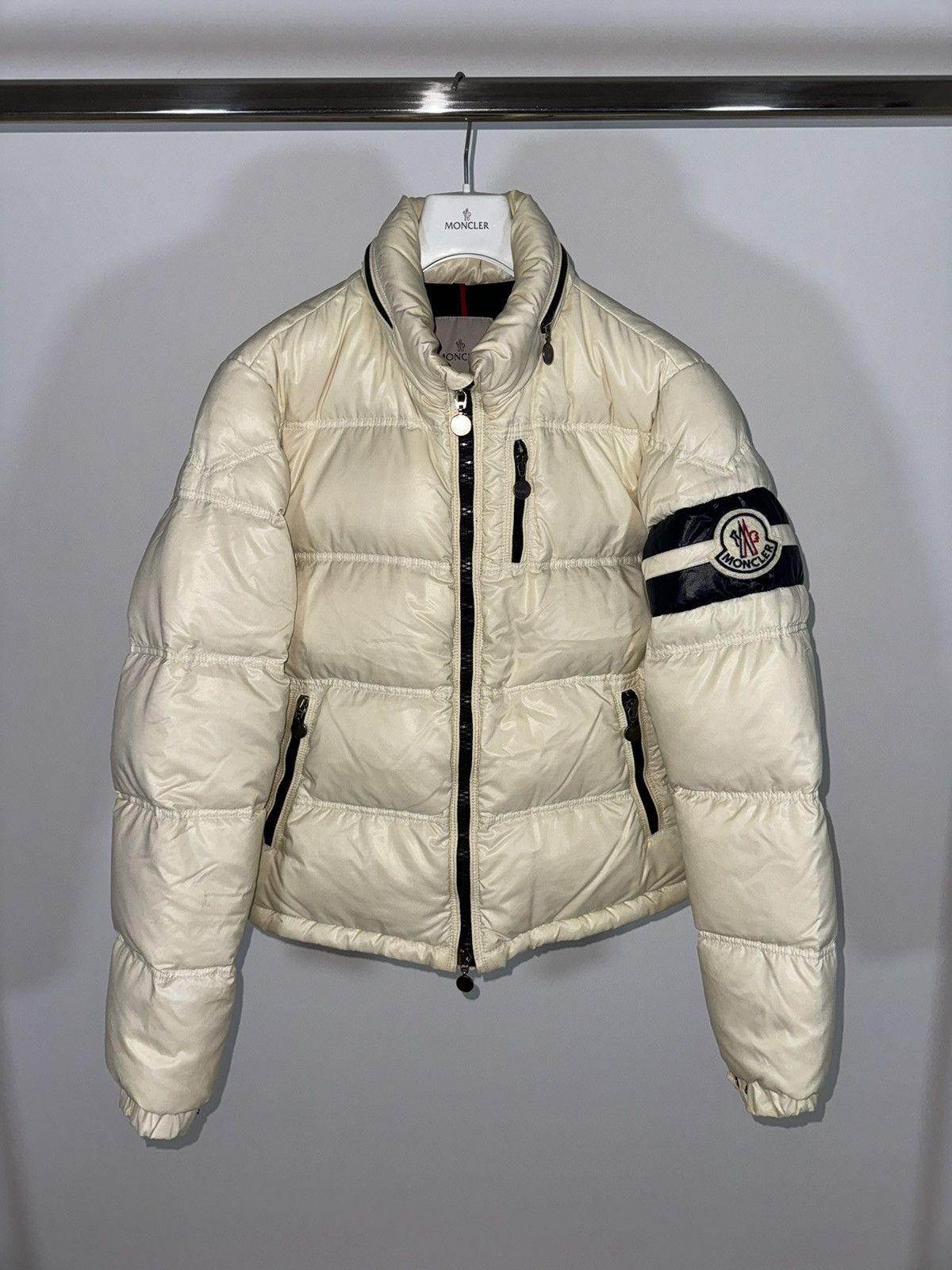 Moncler jacket Eric size 5 (XL) cream white