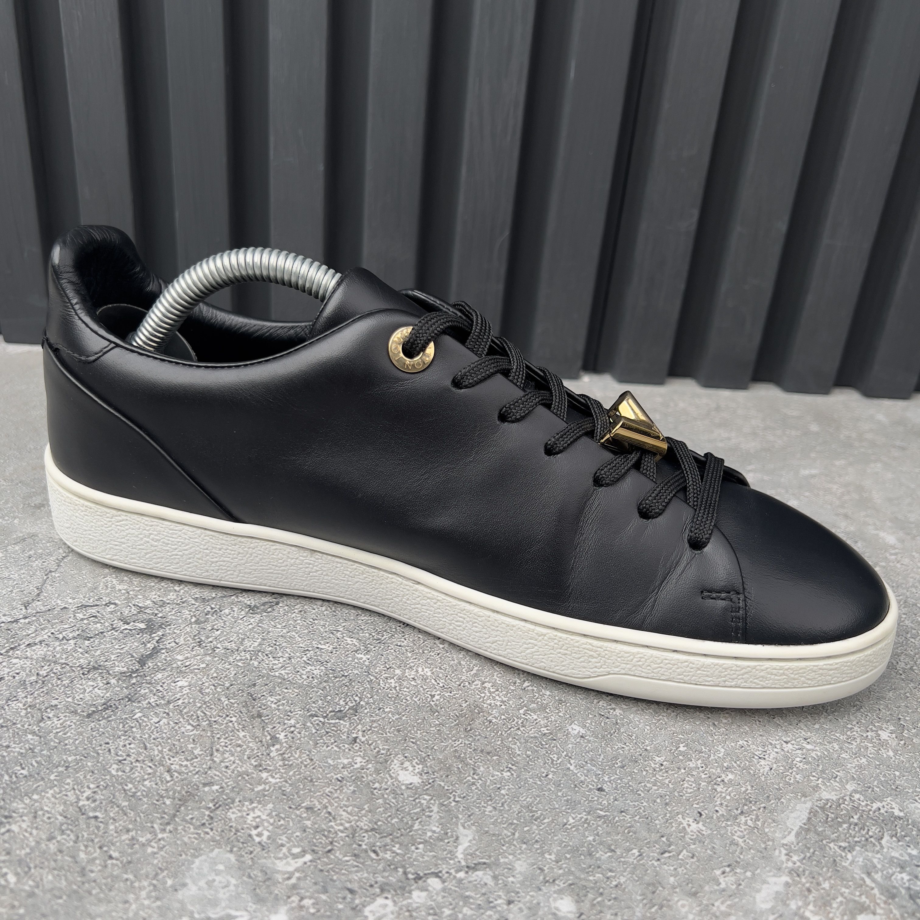 Louis Vuitton Louis Vuitton Frontrow Logo Low Top Sneakers Leather Size US 8 / IT 38 - 5 Thumbnail