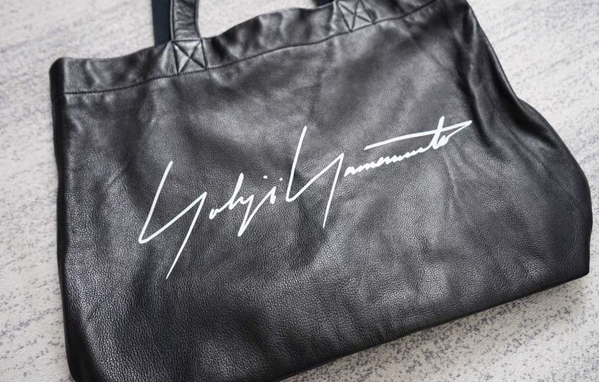 Yohji Yamamoto Yohji Yamamoto Leather Tote Bag Size ONE SIZE - 2 Thumbnail