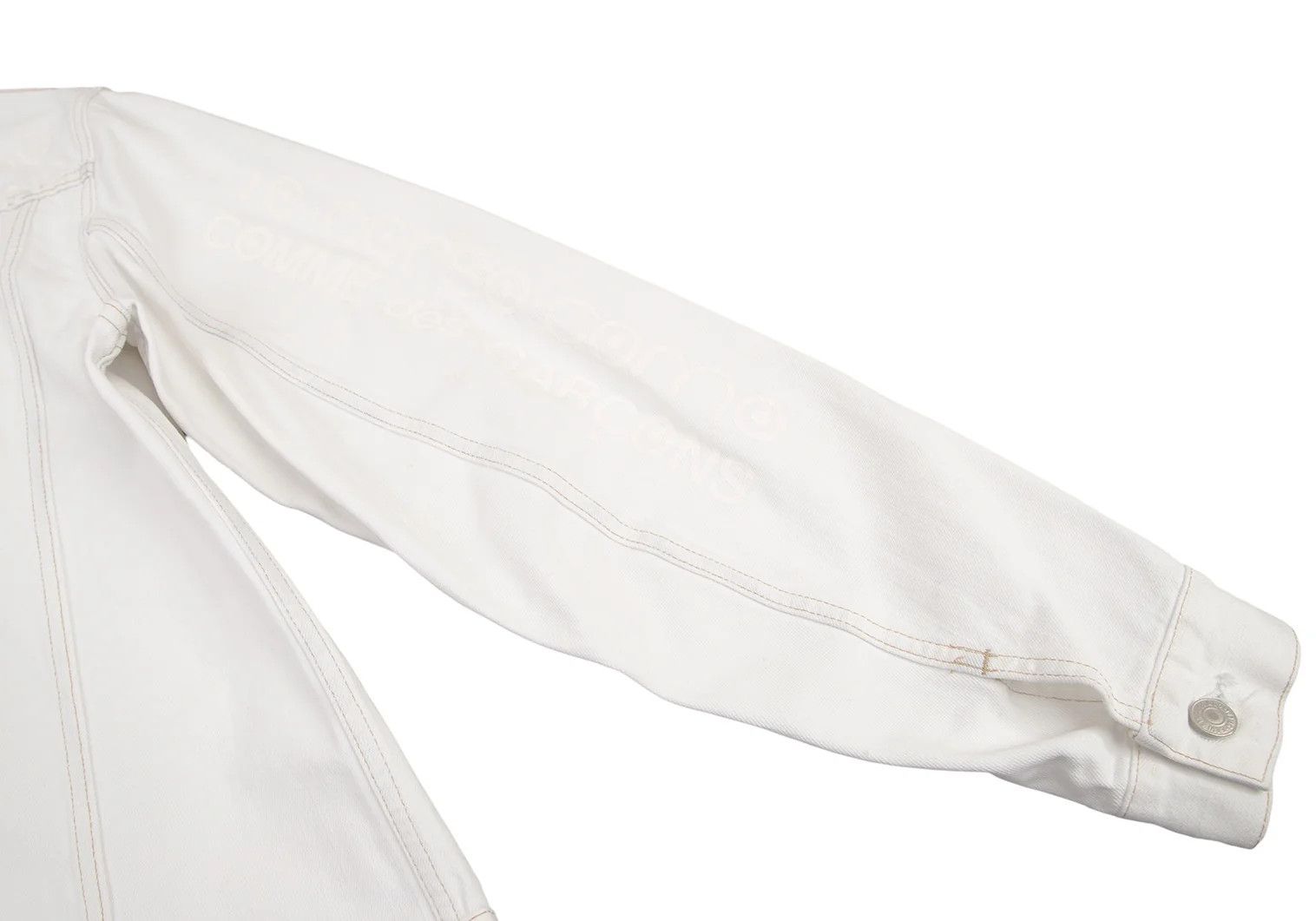 Junya Watanabe White 3rd Dyed Corsocomo Print Denim Jacket L Size US L / EU 52-54 / 3 - 7 Thumbnail