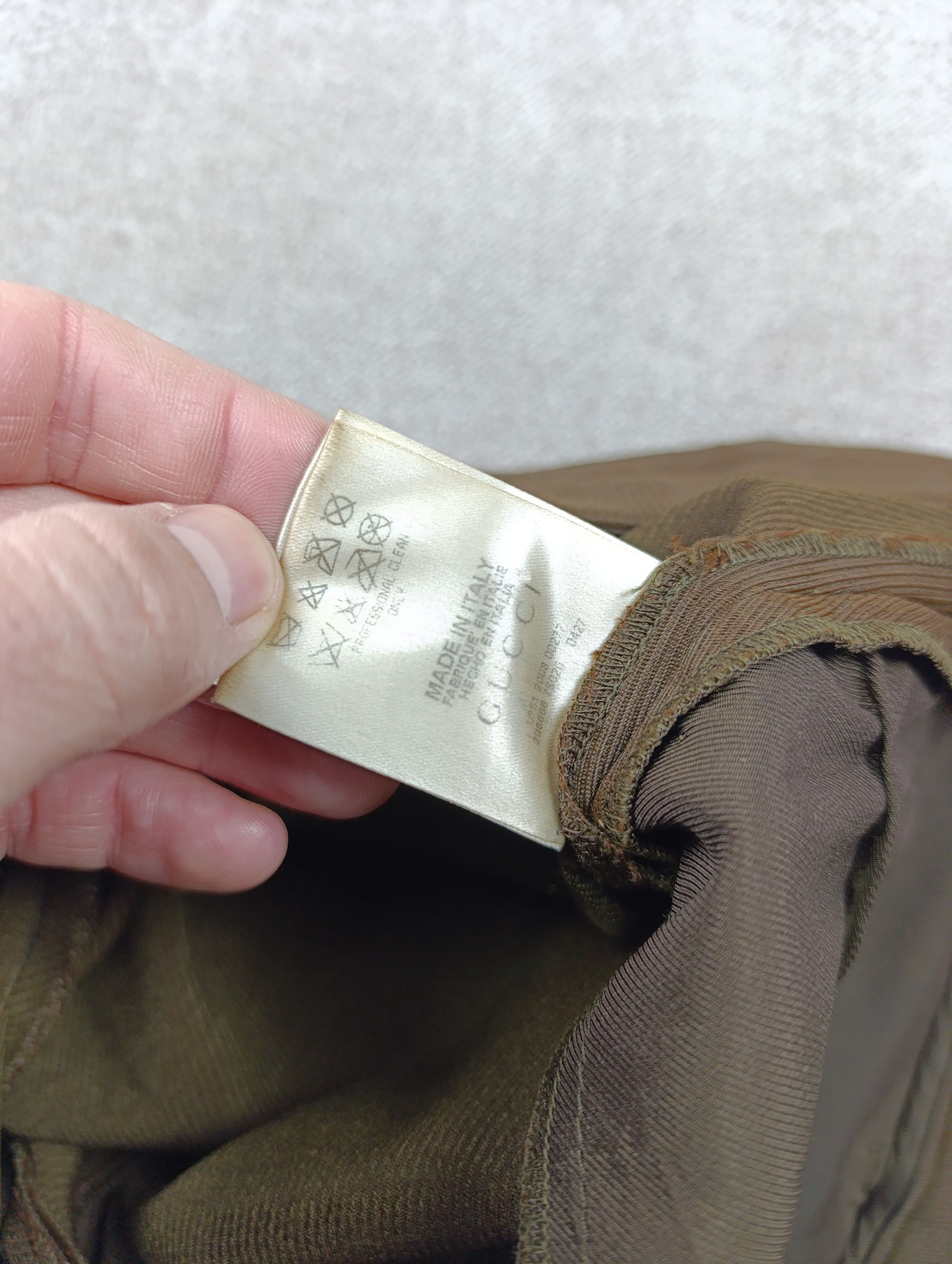 Gucci Gucci Brown Cotton Blend Gabardine Breeches Size 32" / US 10 / IT 46 - 15 Thumbnail
