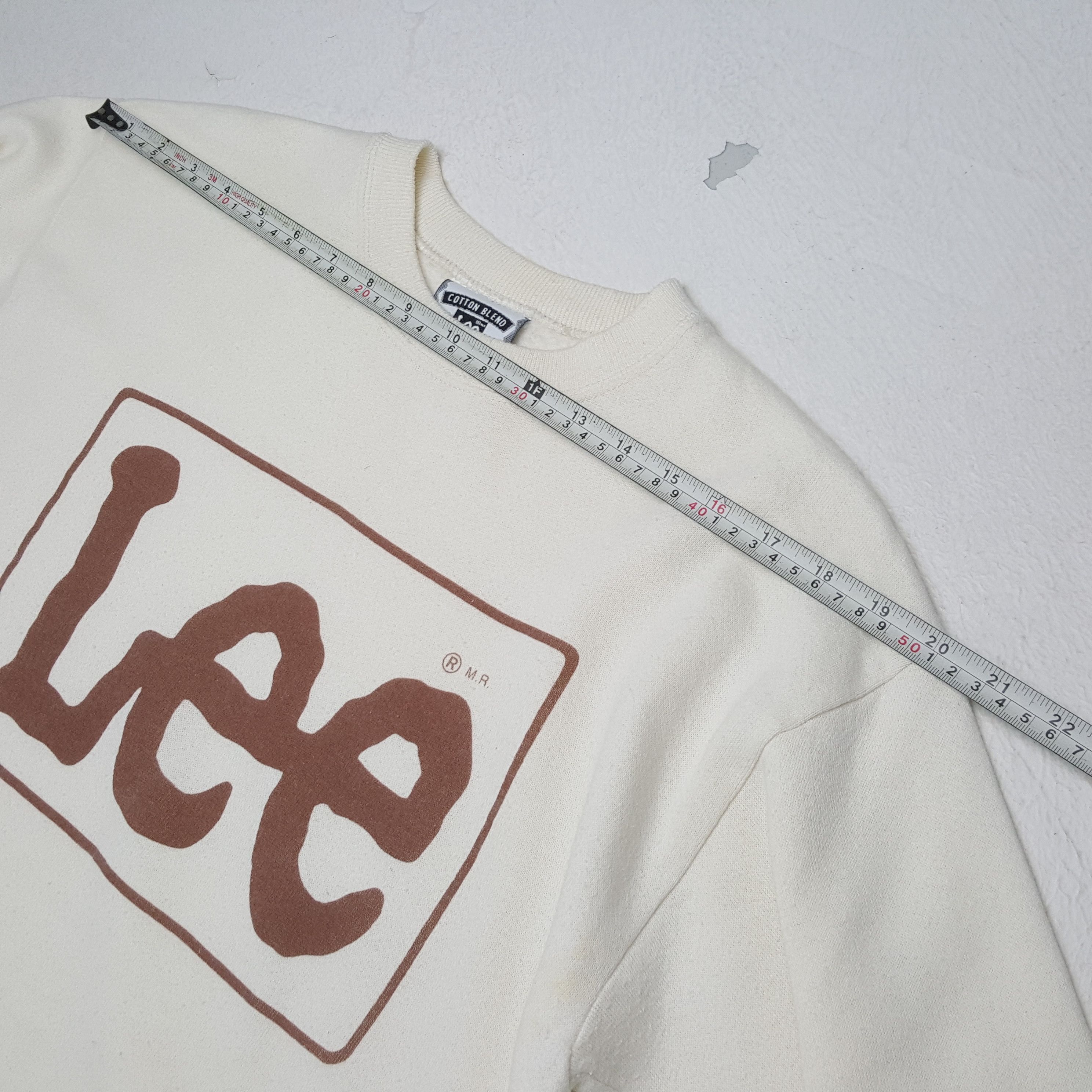 Lee × Vintage LEE Fashion Brand Logo Design Vintage Sweatshirt Size US S / EU 44-46 / 1 - 4 Thumbnail