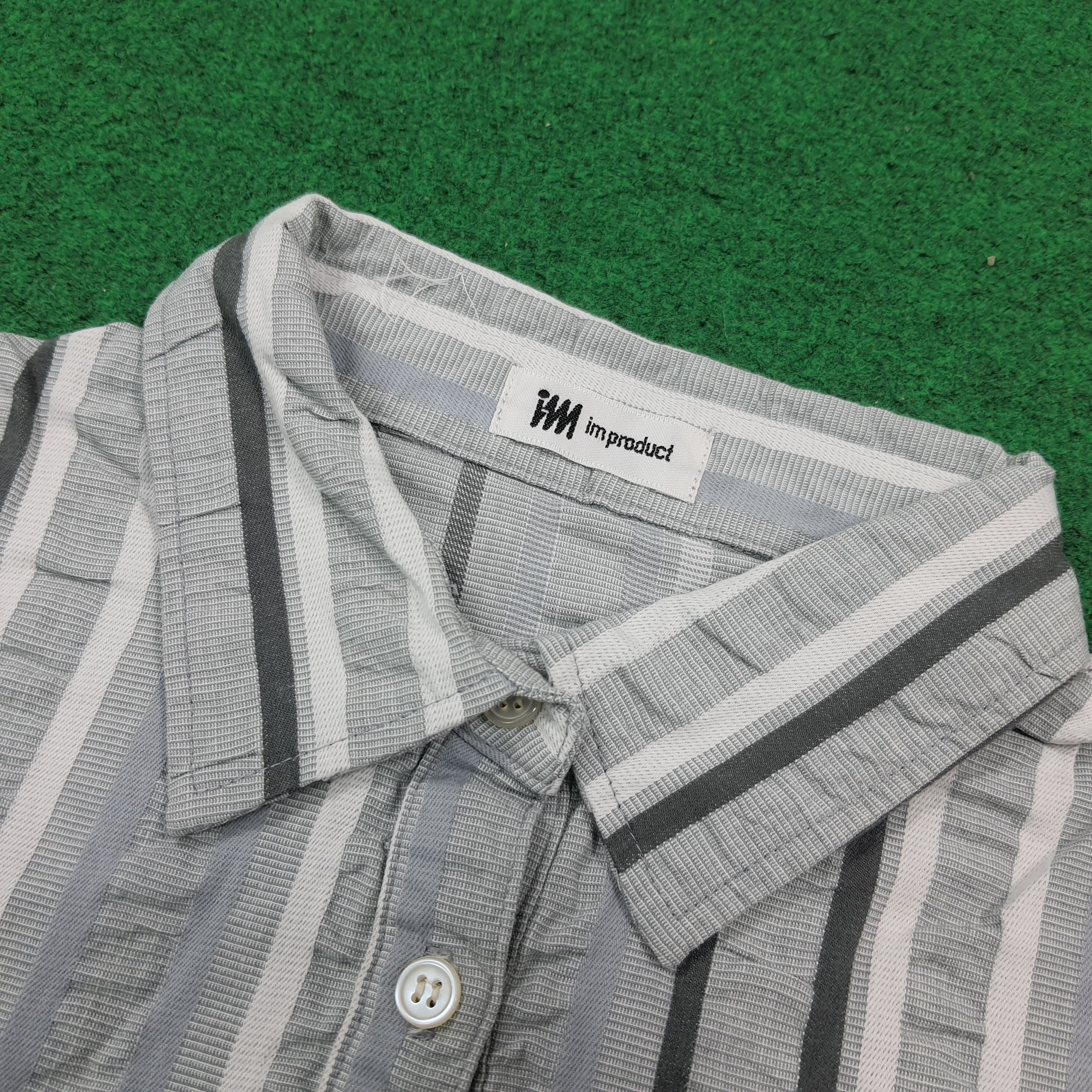 Issey Miyake Vintage Issey Miyake Im Product Polo Dress Seersucker C294N1 Size M / US 6-8 / IT 42-44 - 4 Thumbnail