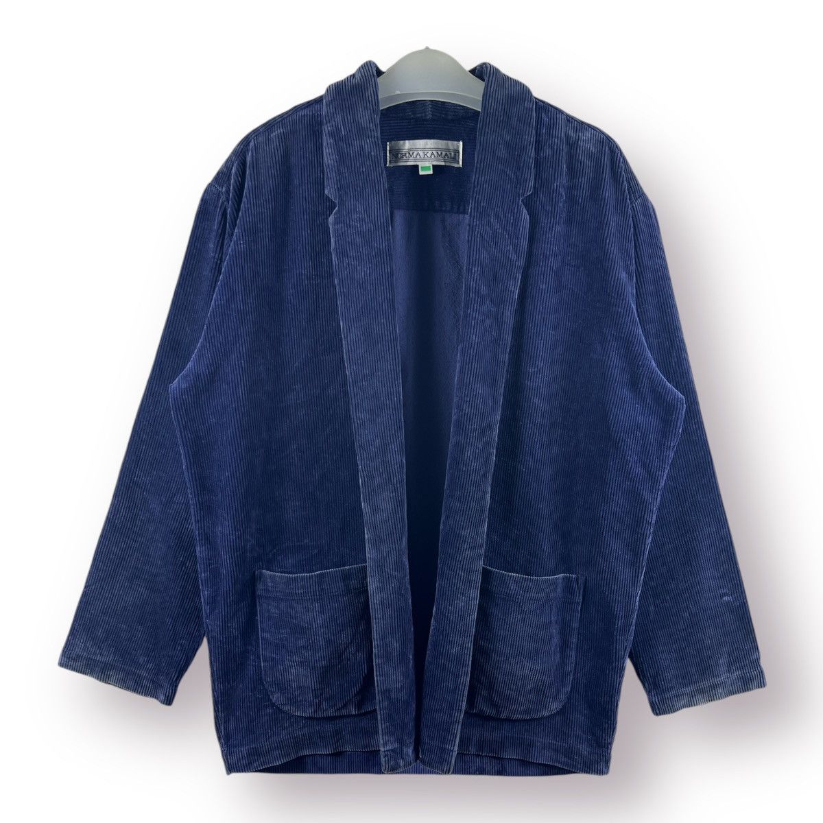 Vintage 🔥 Vintage 90's Norma Kamali Corduroy Kimono japan Jacket Size US S / EU 44-46 / 1 - 1 Thumbnail