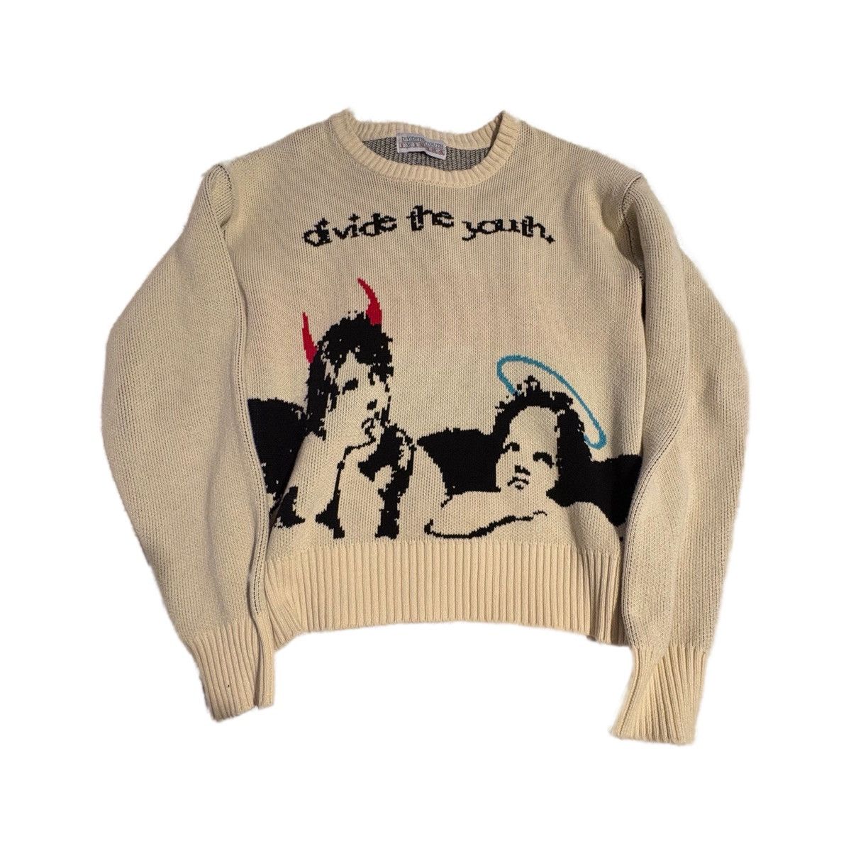 Other Cream divide the youth angel screw neck sweater Size US M / EU 48-50 / 2 - 1 Thumbnail