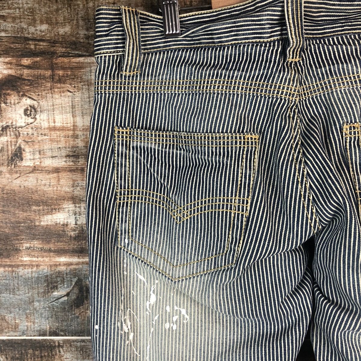 Japanese Brand Japanese Brand vintage tactical Stripe White Pants #A2121 Size US 32 / EU 48 - 18 Thumbnail