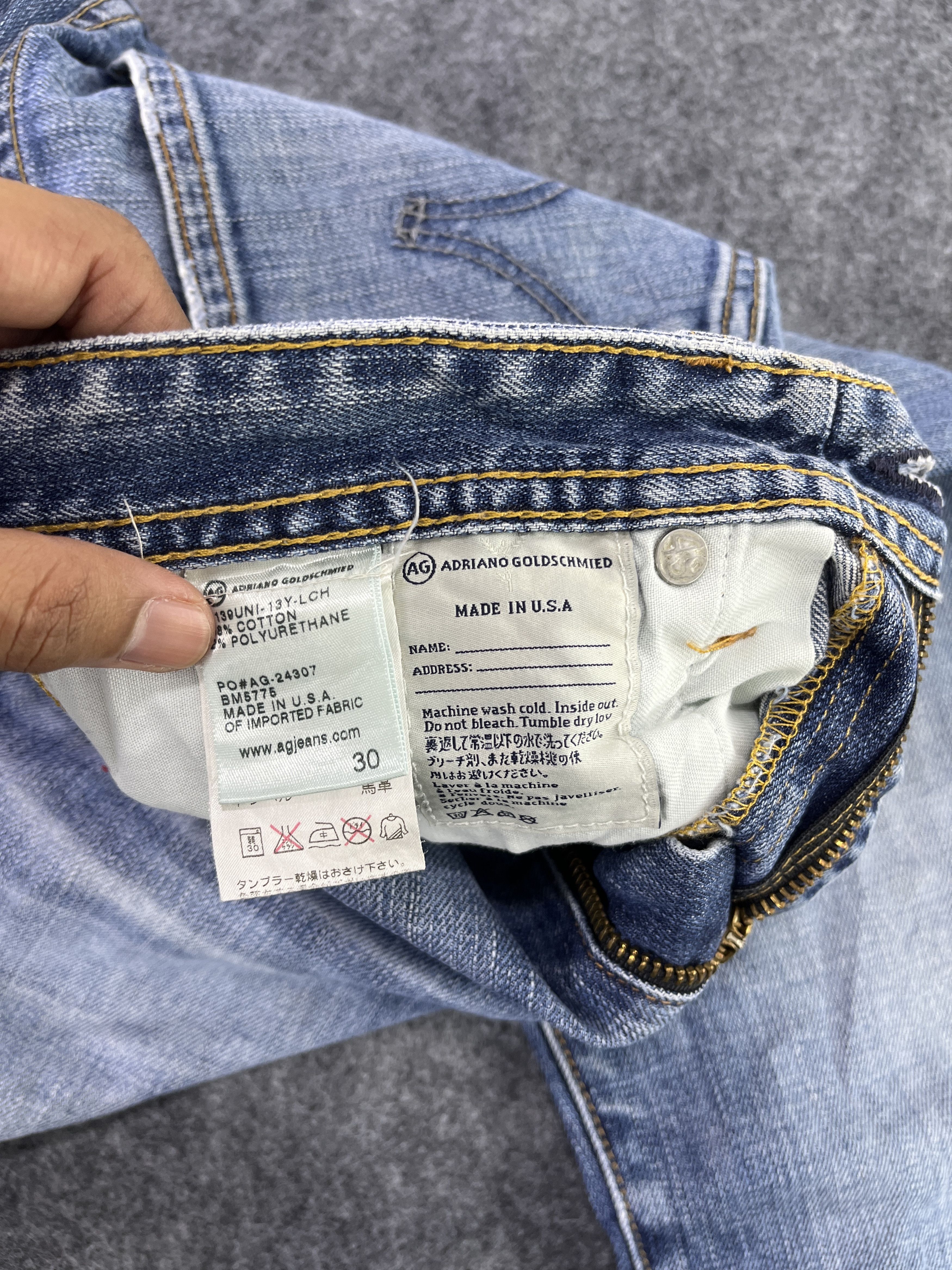 AG Adriano Goldschmied AG Adriano Goldschmied Jeans - J941 Size 32" / US 10 / IT 46 - 9 Thumbnail