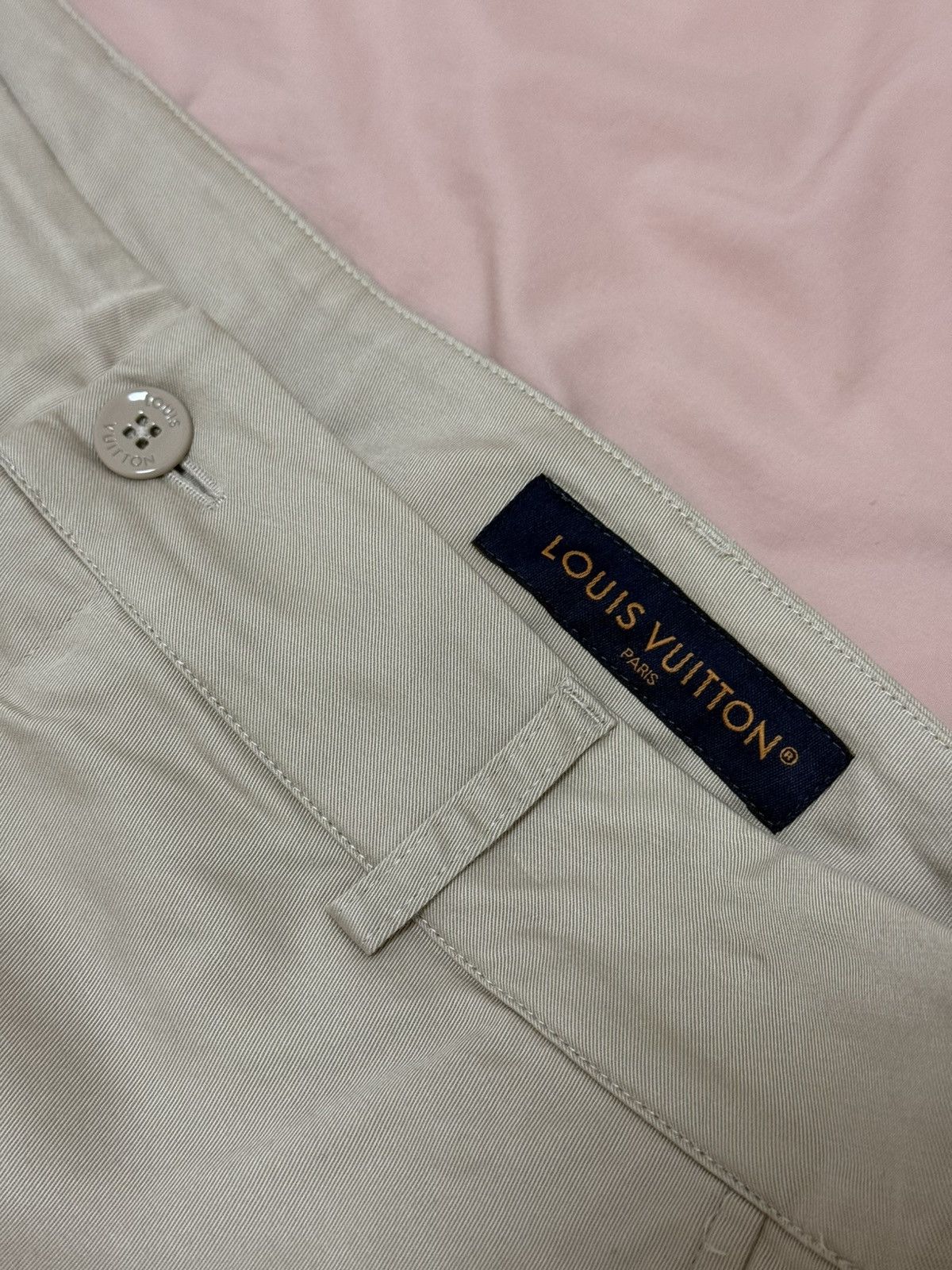 Louis Vuitton Louis Vuitton beige monogram cargo pants 50 Size US 33 - 7 Thumbnail