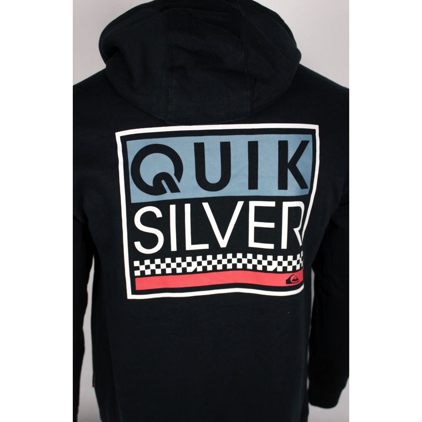 Quiksilver Quiksilver Men's Stacked Box Graphic Hoodie Fleece Sweatshirt M Medium Black Size US M / EU 48-50 / 2 - 3 Thumbnail
