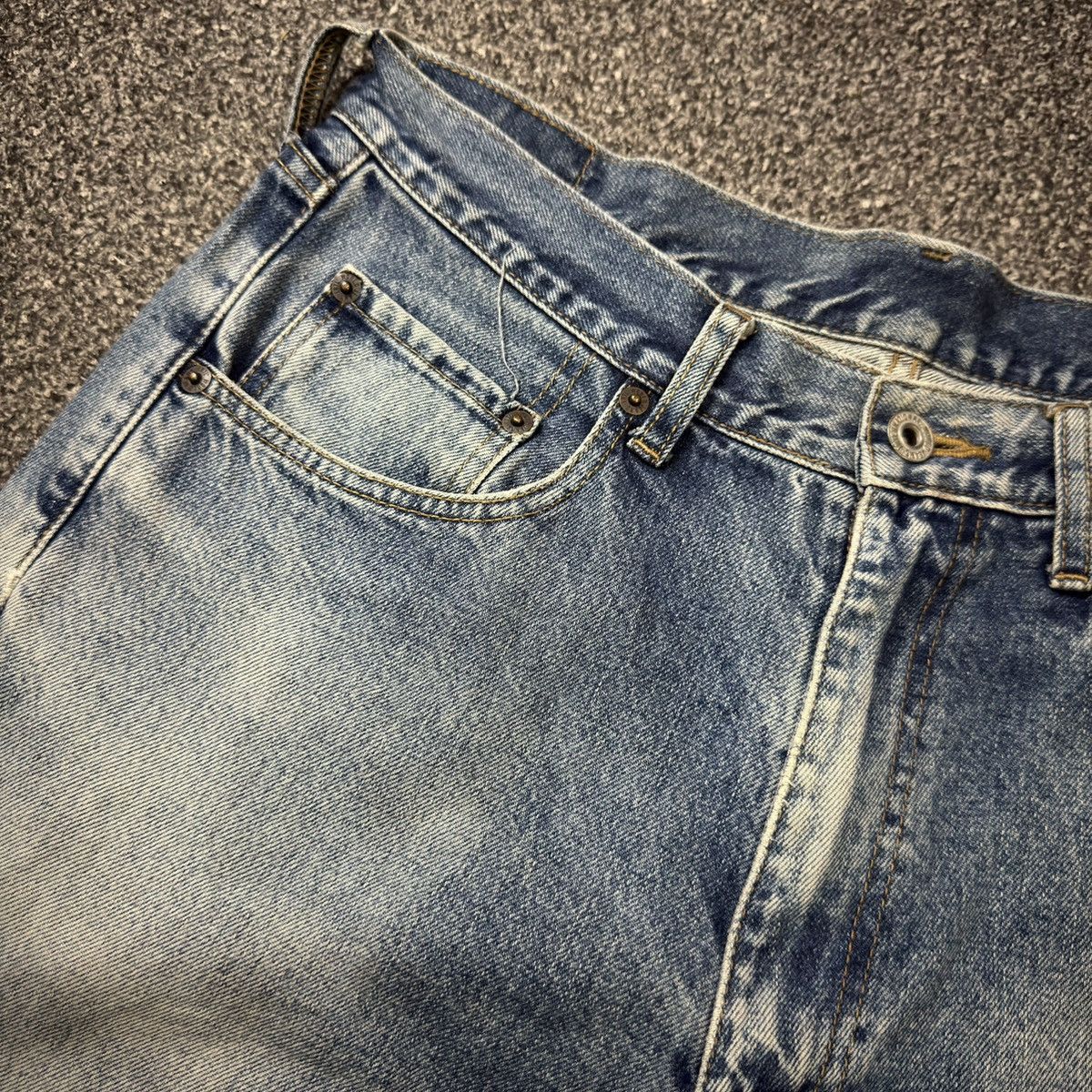 Warehouse 🔥🇯🇵 Vintage 90s Warehouse Distressed Denim Size US 31 - 12 Thumbnail