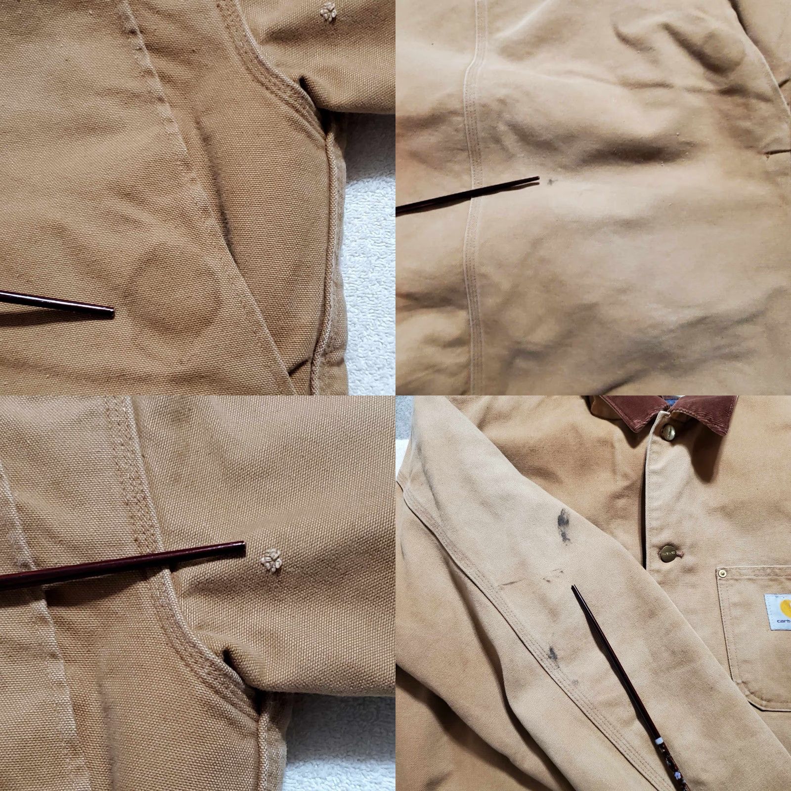 Carhartt VTG Carhartt C001 BRN Men's XL Chore Jacket Barn Coat Distressed Workwear Rare Size US XL / EU 56 / 4 - 8 Thumbnail