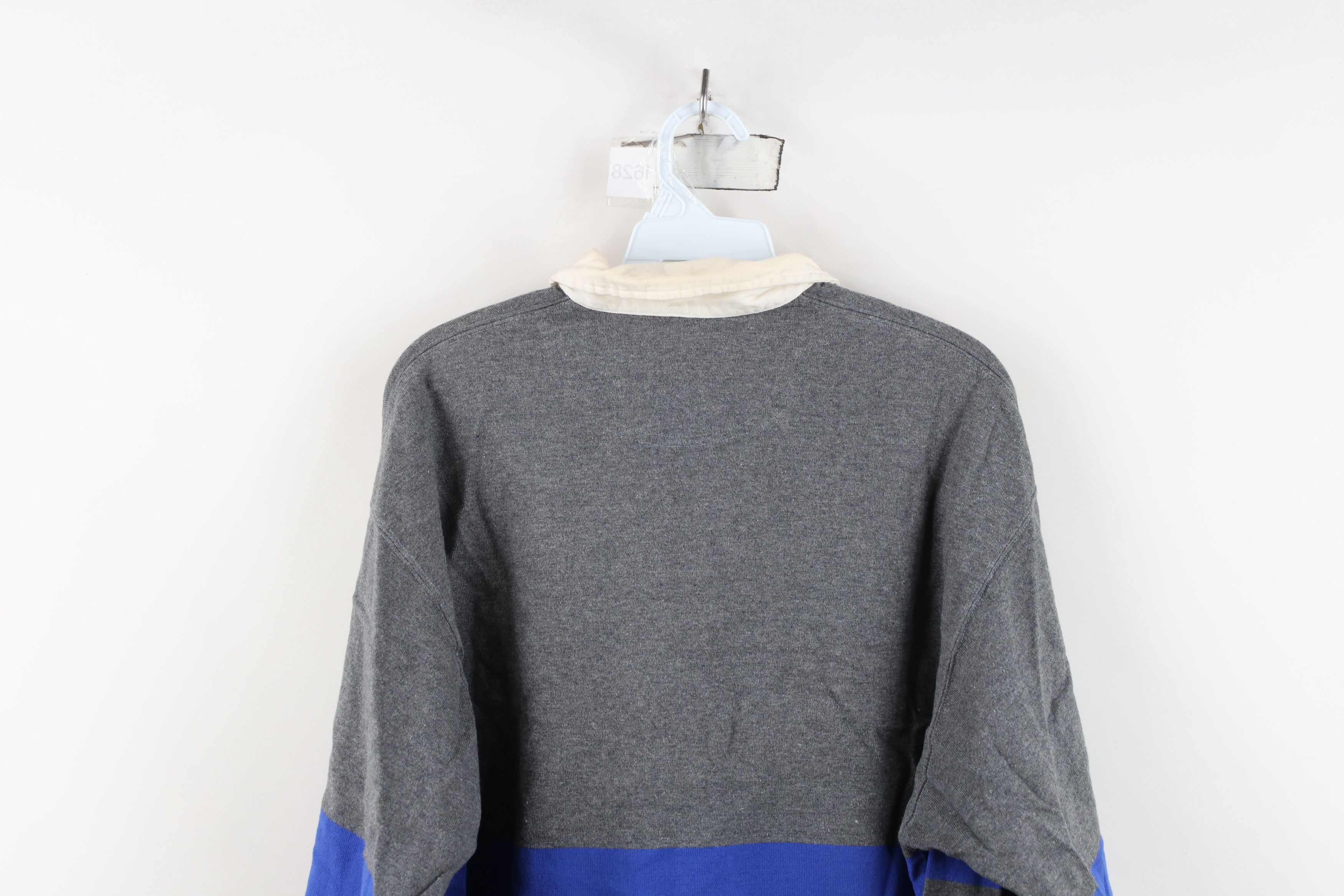 Vintage Vintage 90s Streetwear Block Half Zip Long Sleeve Rugby Polo Size US M / EU 48-50 / 2 - 11 Thumbnail