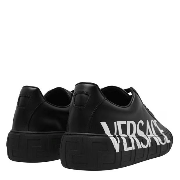 Versace o1g2r1mq0824 Greca Logo Trainers in Black & White Size US 10 / EU 43 - 4 Thumbnail