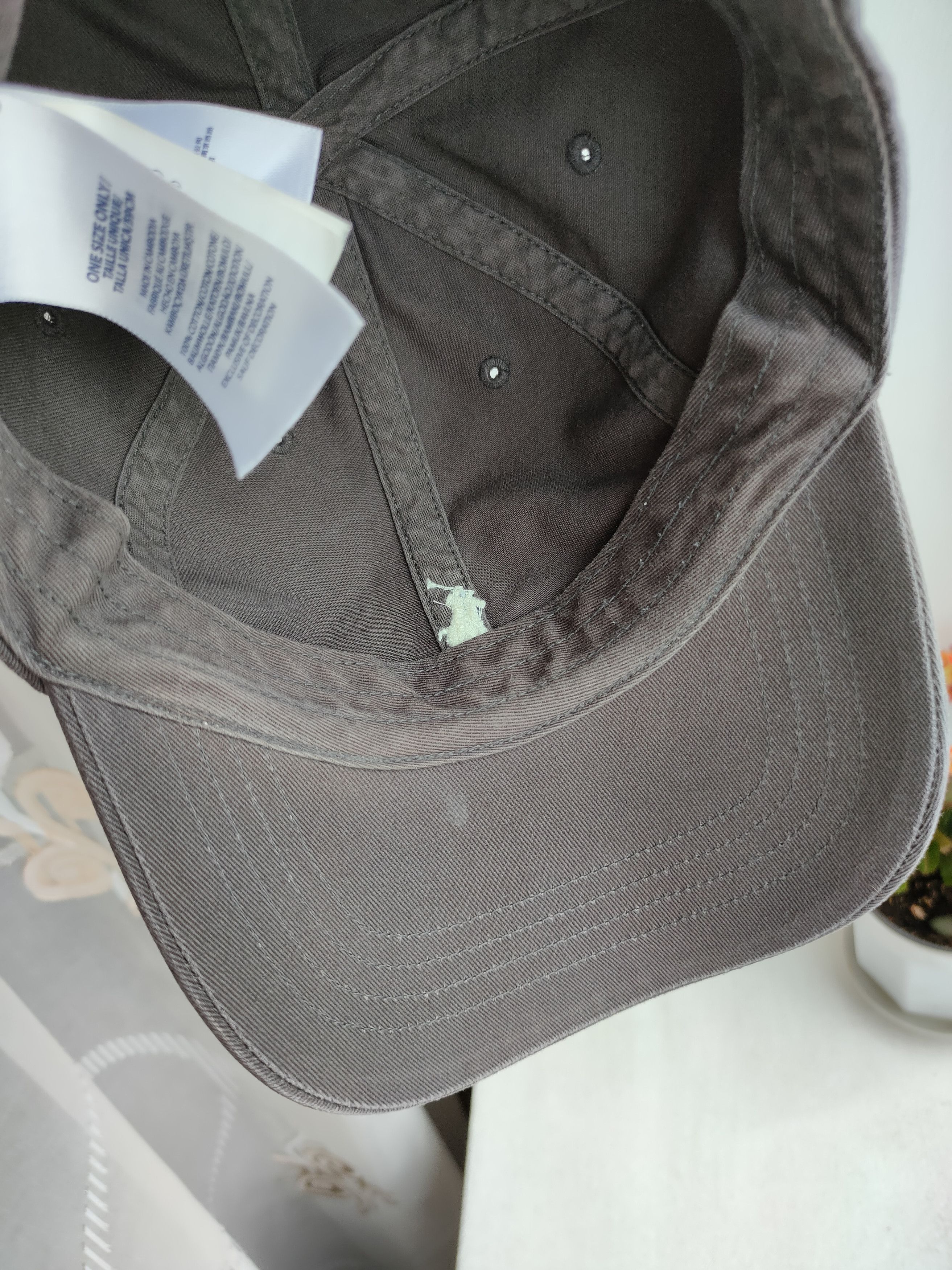 Polo Ralph Lauren Polo Ralph Lauren Gray Cap RL Polo Cap Size ONE SIZE - 10 Thumbnail