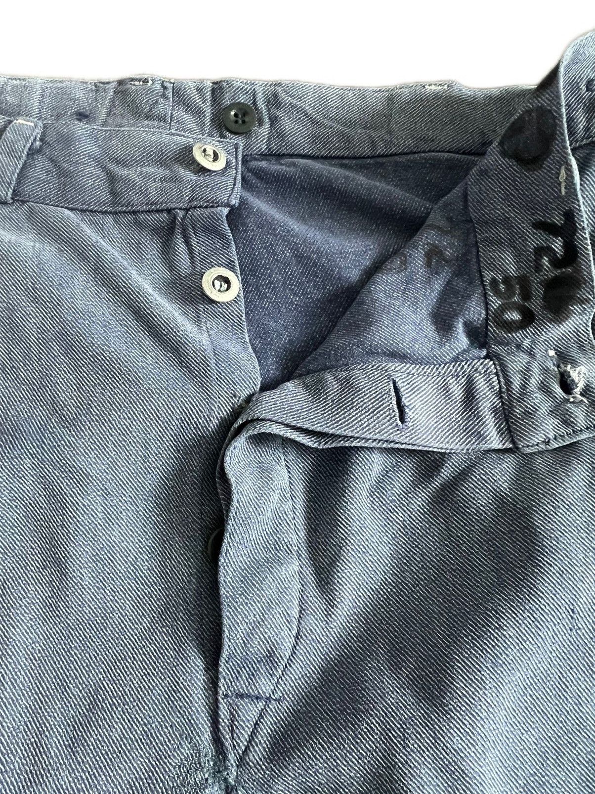 Vintage Vintage 50s France Work Wear Moleskin Pants Size US 36 / EU 52 - 3 Thumbnail
