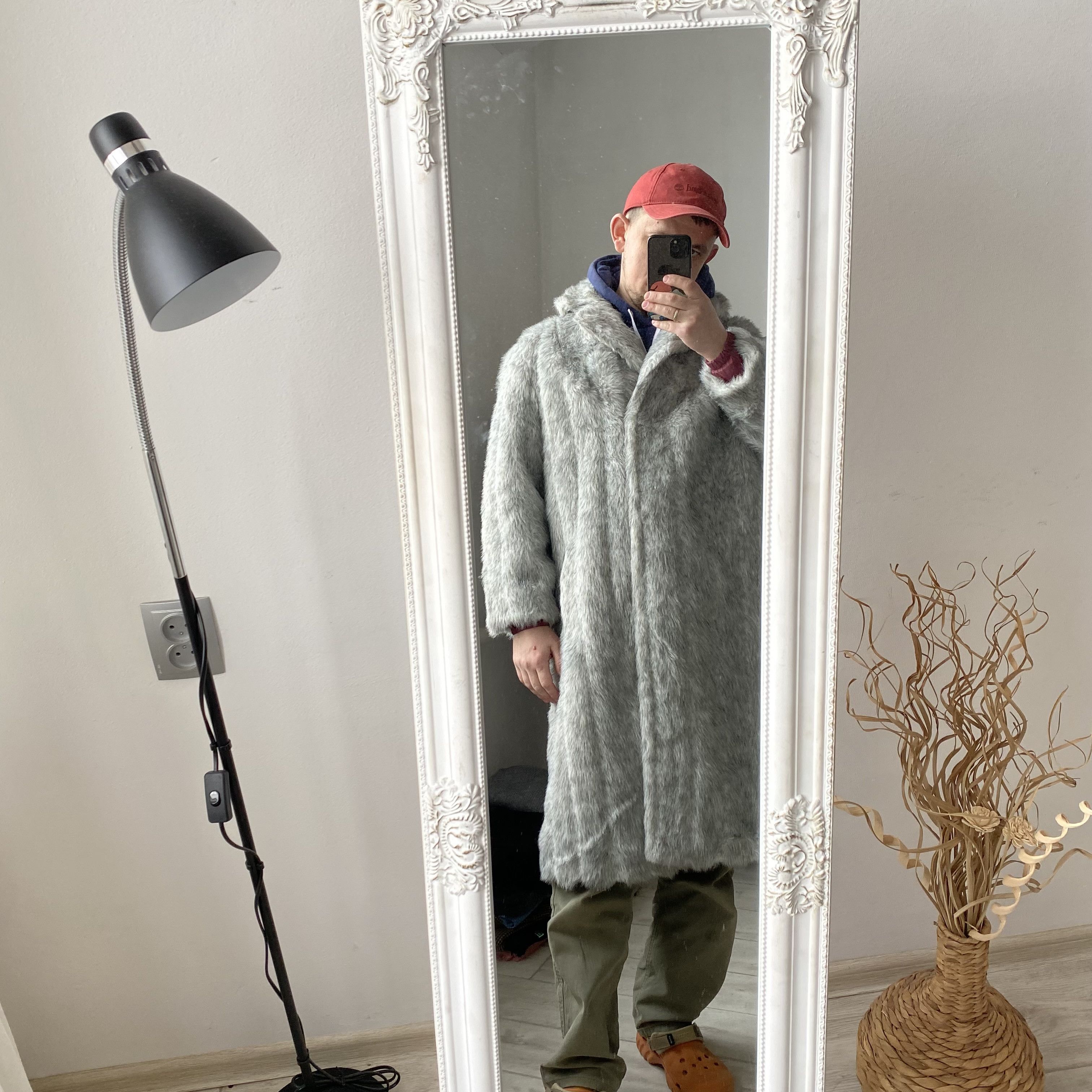 If Six Was Nine Y2K Japanese Vintage 90s Faux Fur Coat Maxi opium Size US L / EU 52-54 / 3 - 14 Thumbnail