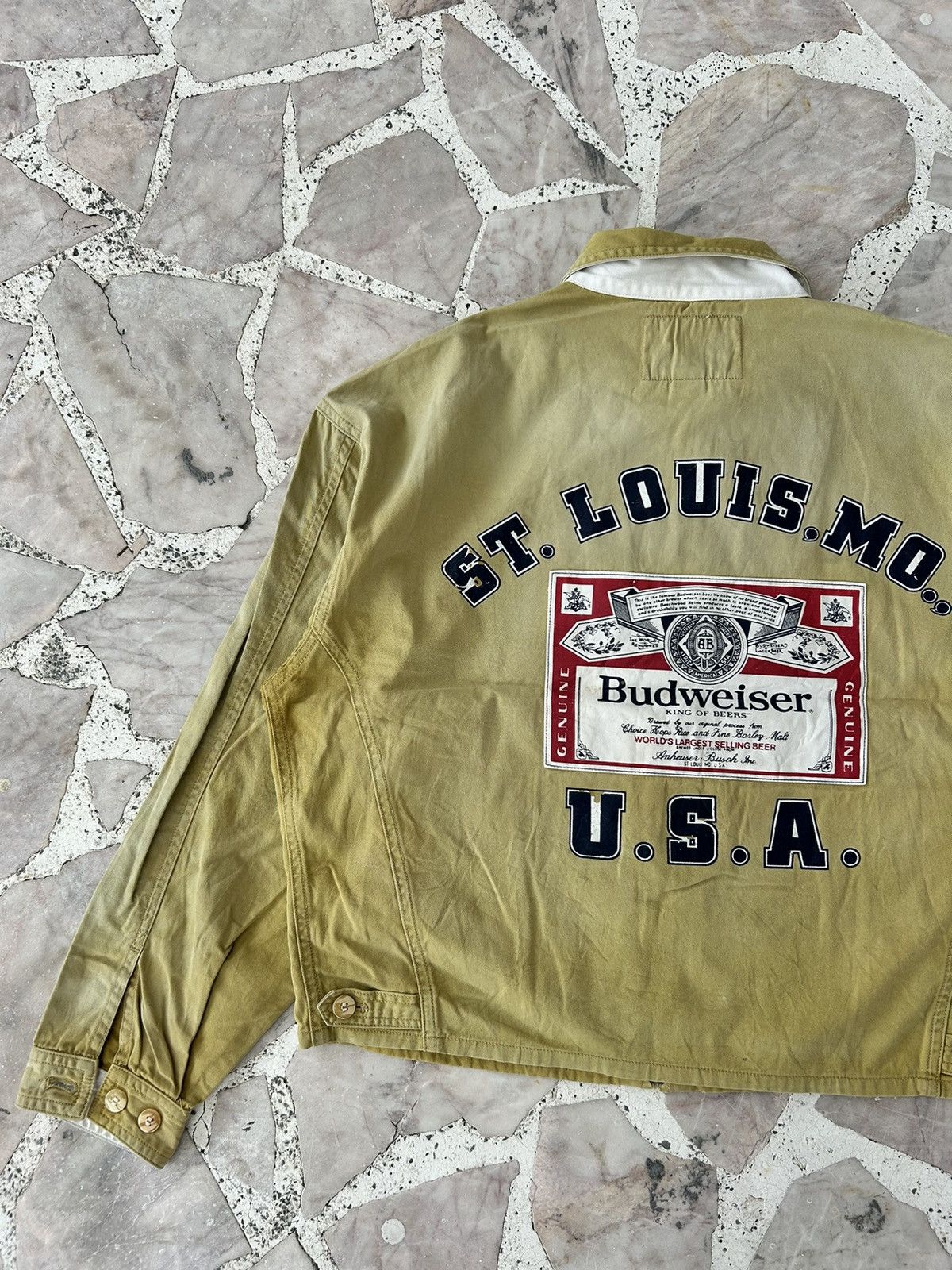Budweiser Faded backhit budweiser vintage cornstarch Size US M / EU 48-50 / 2 - 9 Thumbnail
