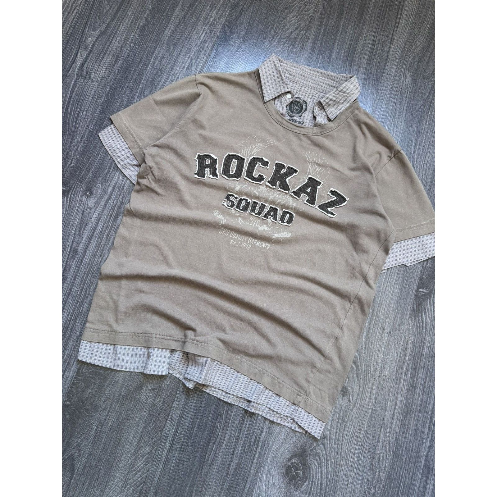 Japanese Brand Y2K Vintage Rockaz Squad Japanese style t-shirt Size US M / EU 48-50 / 2 - 2 Thumbnail
